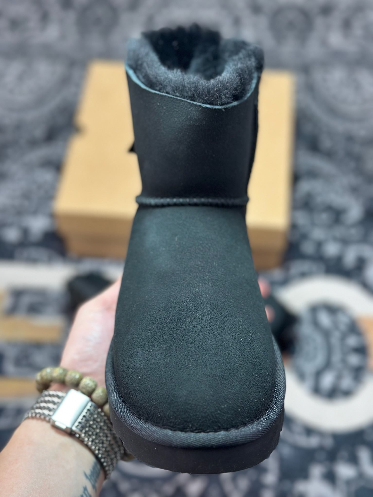 A9230 原装级别 UGG 1016501平底单丝带 黑色-Chinese UA Cheap High Quatity Brand Clothes Bags handbags Sneakers wholesale wholesaler seller from China Factory suppliers Fashion Clothing Shoes best Quality Beautiful Price A9230 原装级别 UGG 1016501平底单丝带 黑色