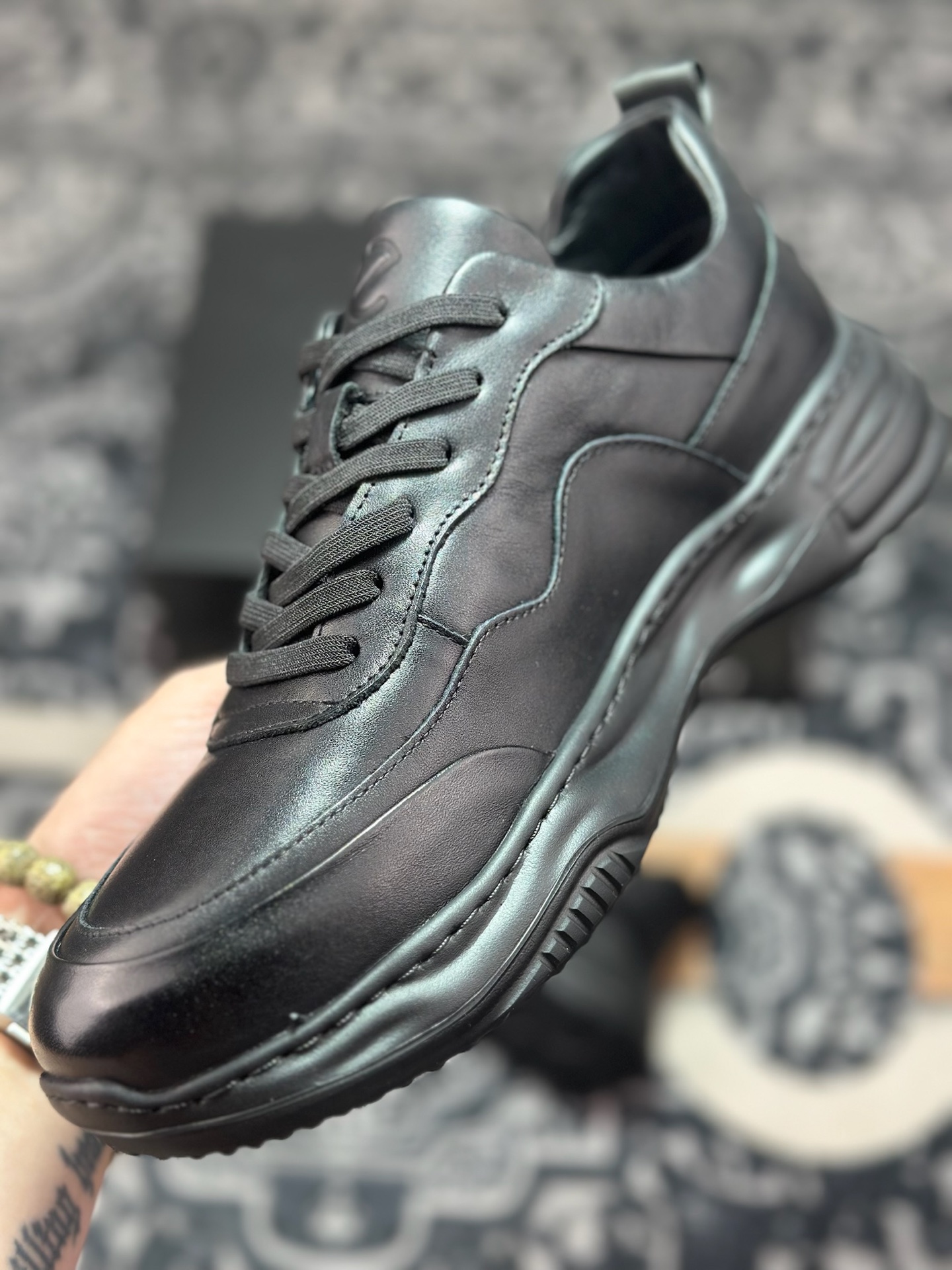 B6300 原装级别 ECCO爱步跑步鞋百搭舒适 秋冬新款厚底休闲运动鞋男鞋