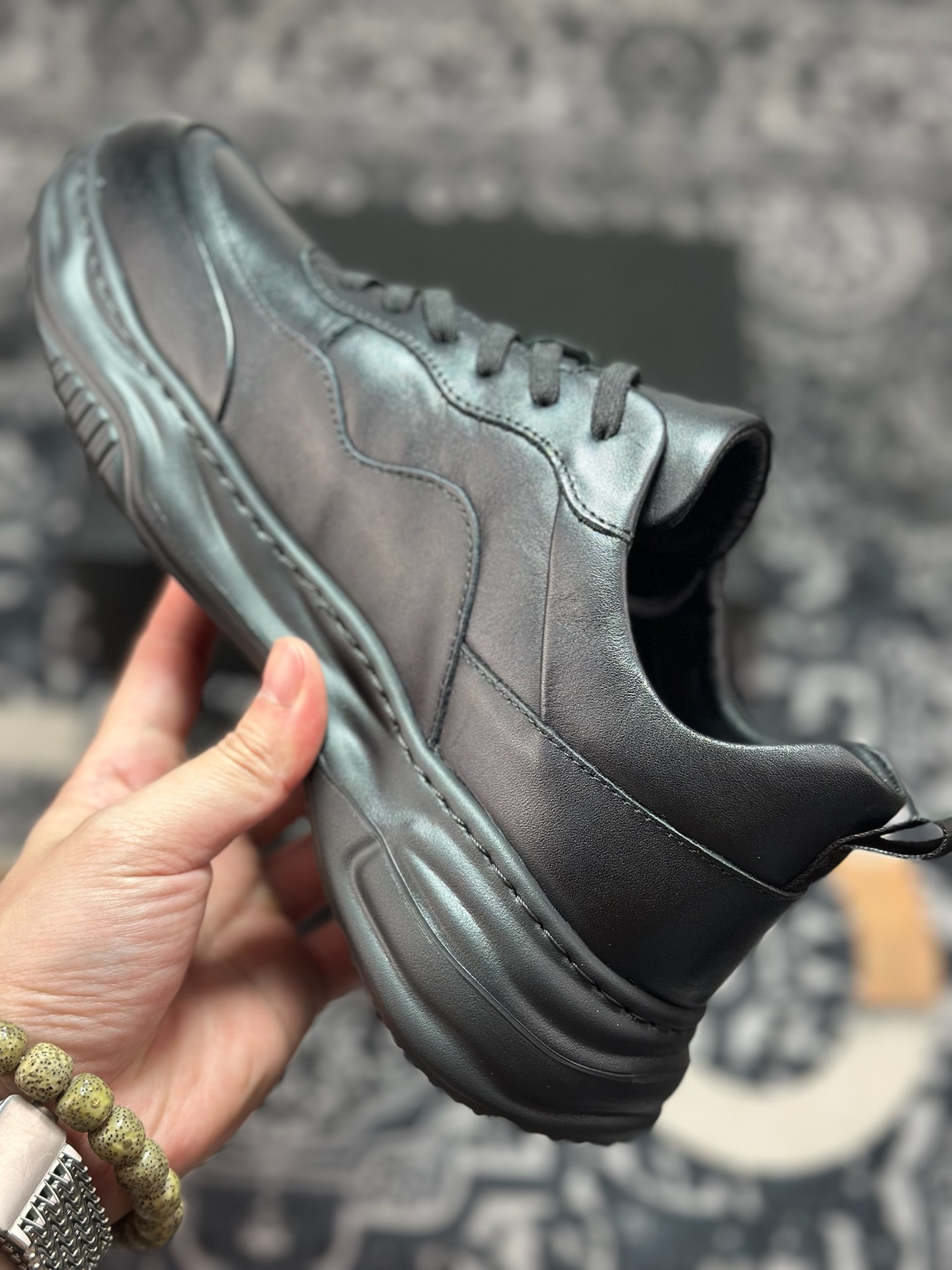 B6300 原装级别 ECCO爱步跑步鞋百搭舒适 秋冬新款厚底休闲运动鞋男鞋