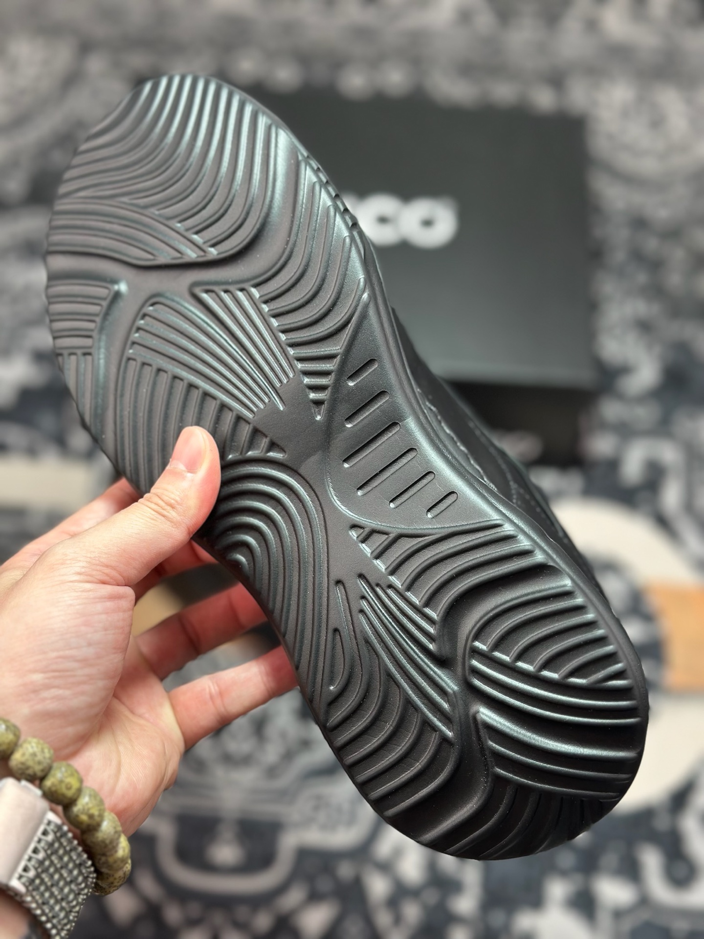 B6300 原装级别 ECCO爱步跑步鞋百搭舒适 秋冬新款厚底休闲运动鞋男鞋