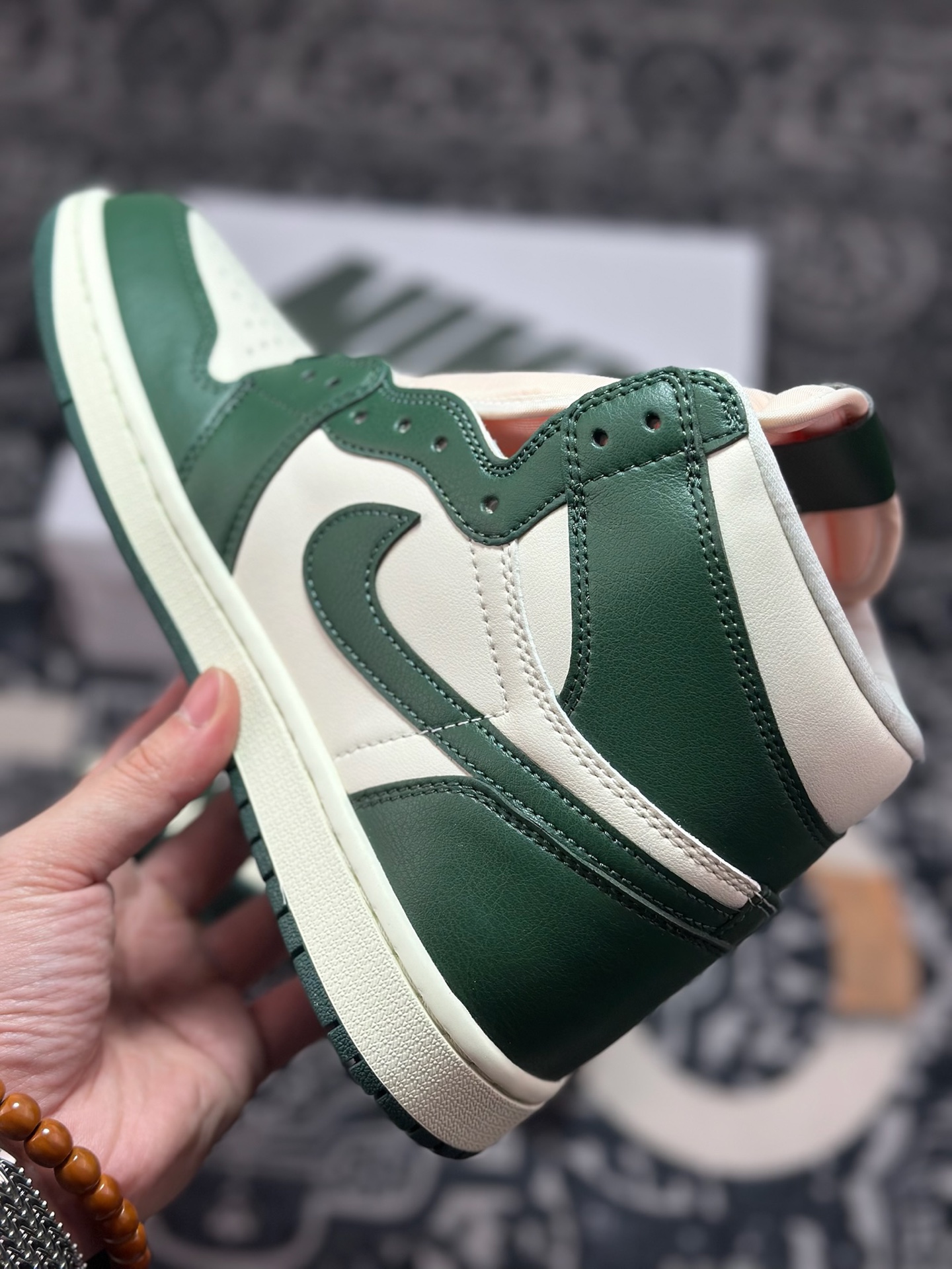 原装级别 Nike Air Jordan 1 High ”白绿” AJ1休闲文化运动篮球鞋 FD2596-101