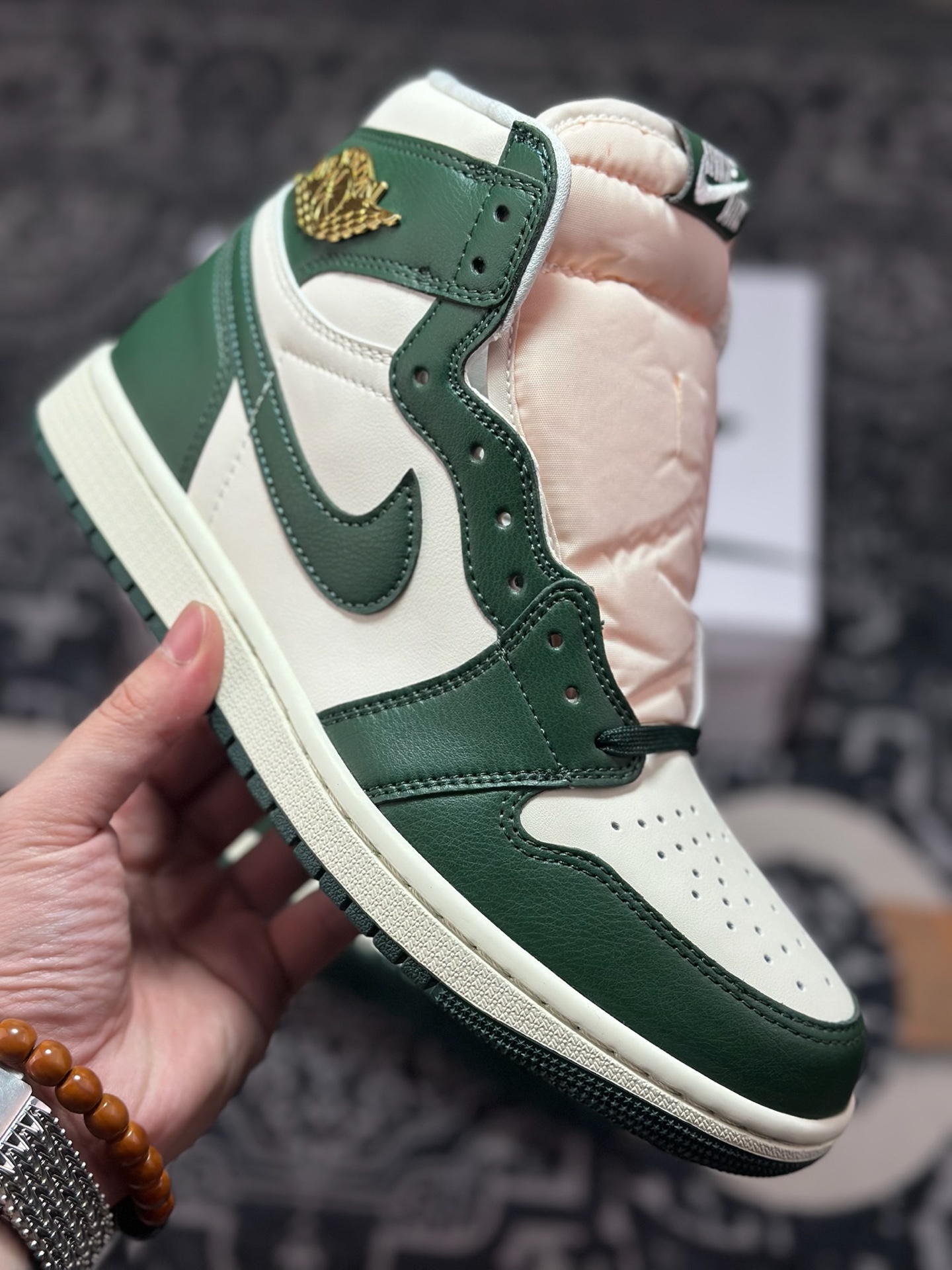 原装级别 Nike Air Jordan 1 High ”白绿” AJ1休闲文化运动篮球鞋 FD2596-101