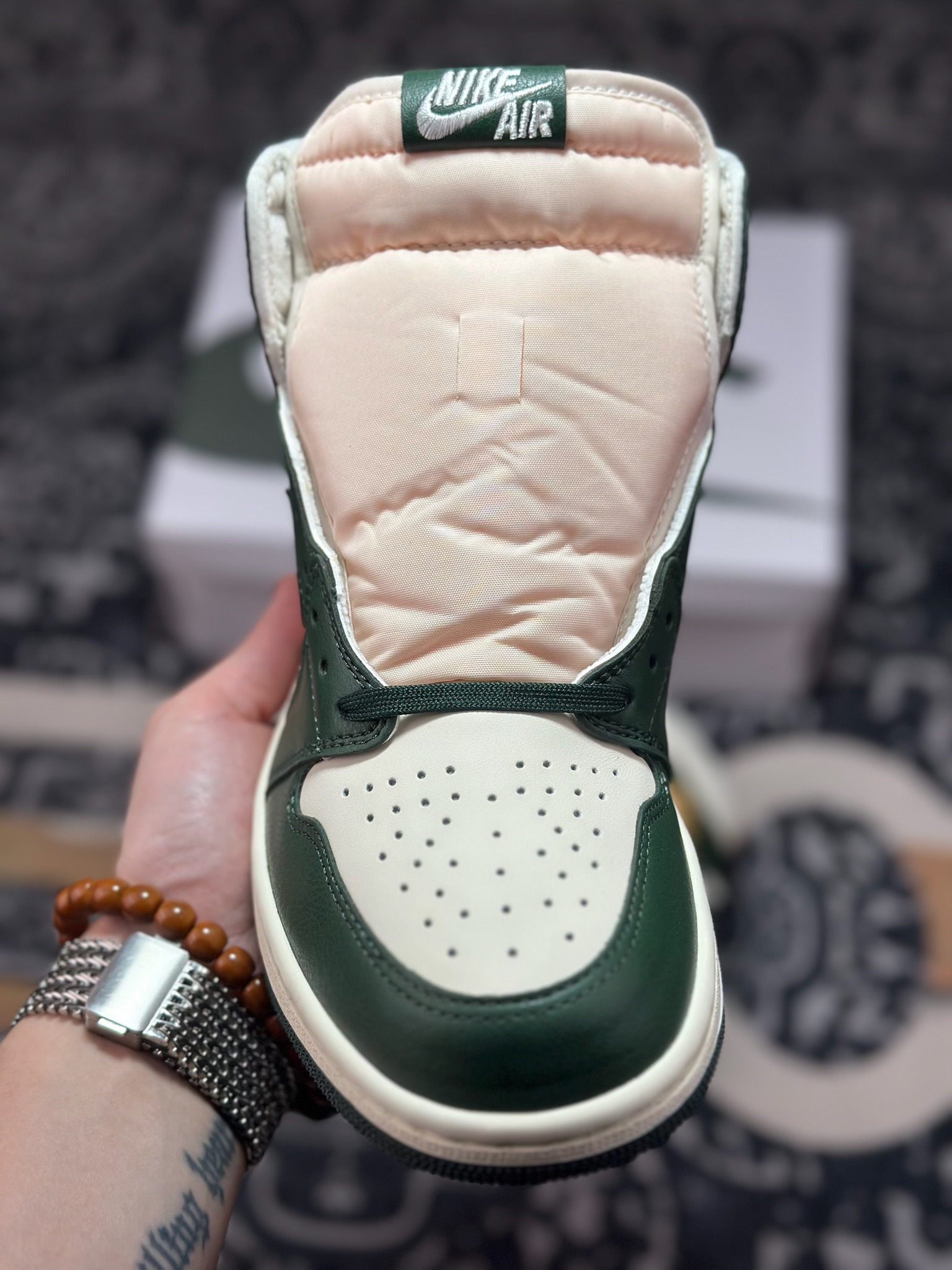 原装级别 Nike Air Jordan 1 High ”白绿” AJ1休闲文化运动篮球鞋 FD2596-101