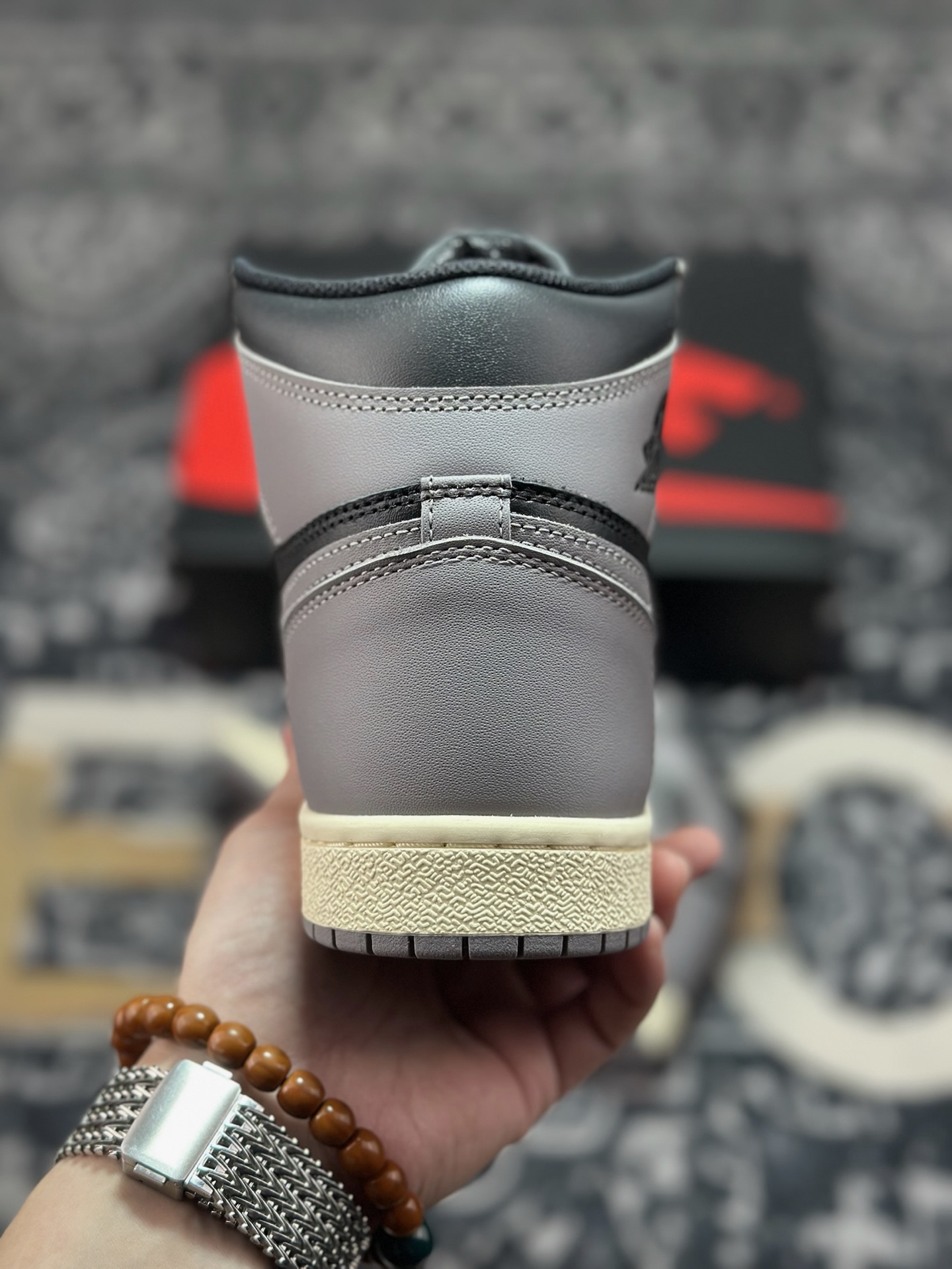 优选 原装级别 耐克Nike Air Jordan 1 Retro High '85 ”Reverse Shadow” AiZE 黑灰 AJ1代经典复古经典高帮百搭文化篮球鞋 HV6674-020