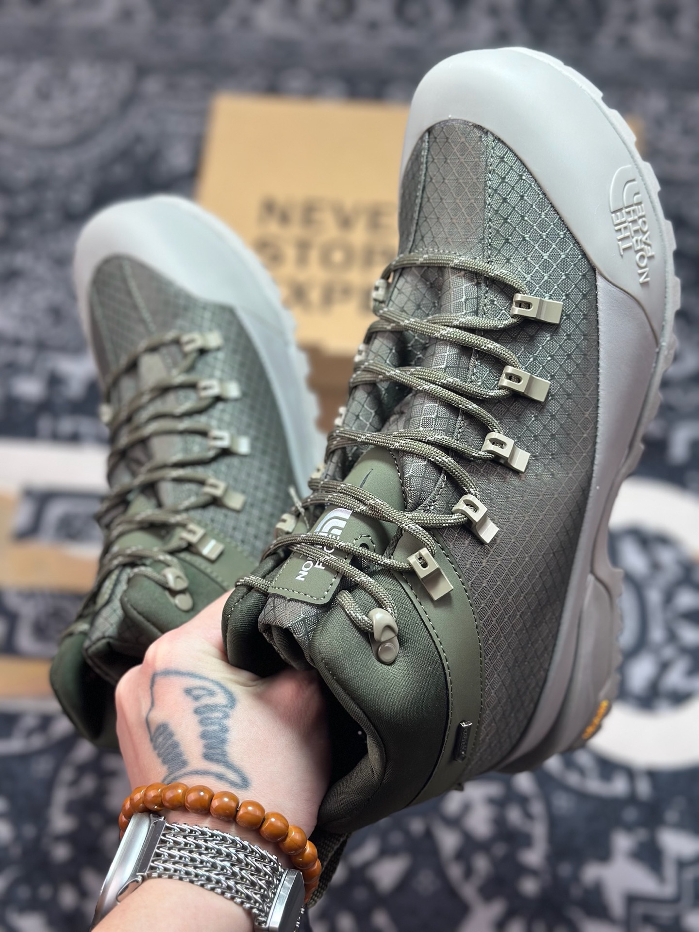 B3260 原装级别 The North Face 北面 Soukuu Glenclyffe 防滑耐磨 户外登山鞋越野徒步鞋