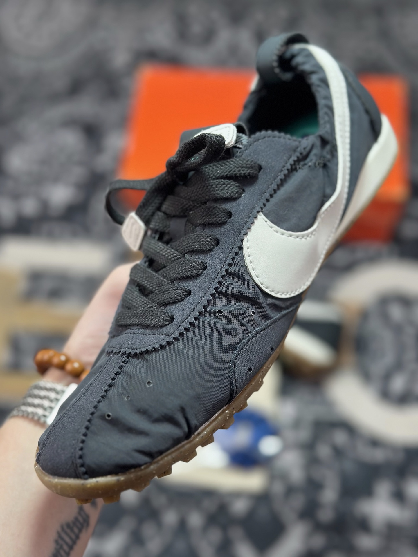 B2260 原装级别 Jacquemus x Nike Jacumoon 舒适 低帮生活休闲鞋 黑色 HV8547-001