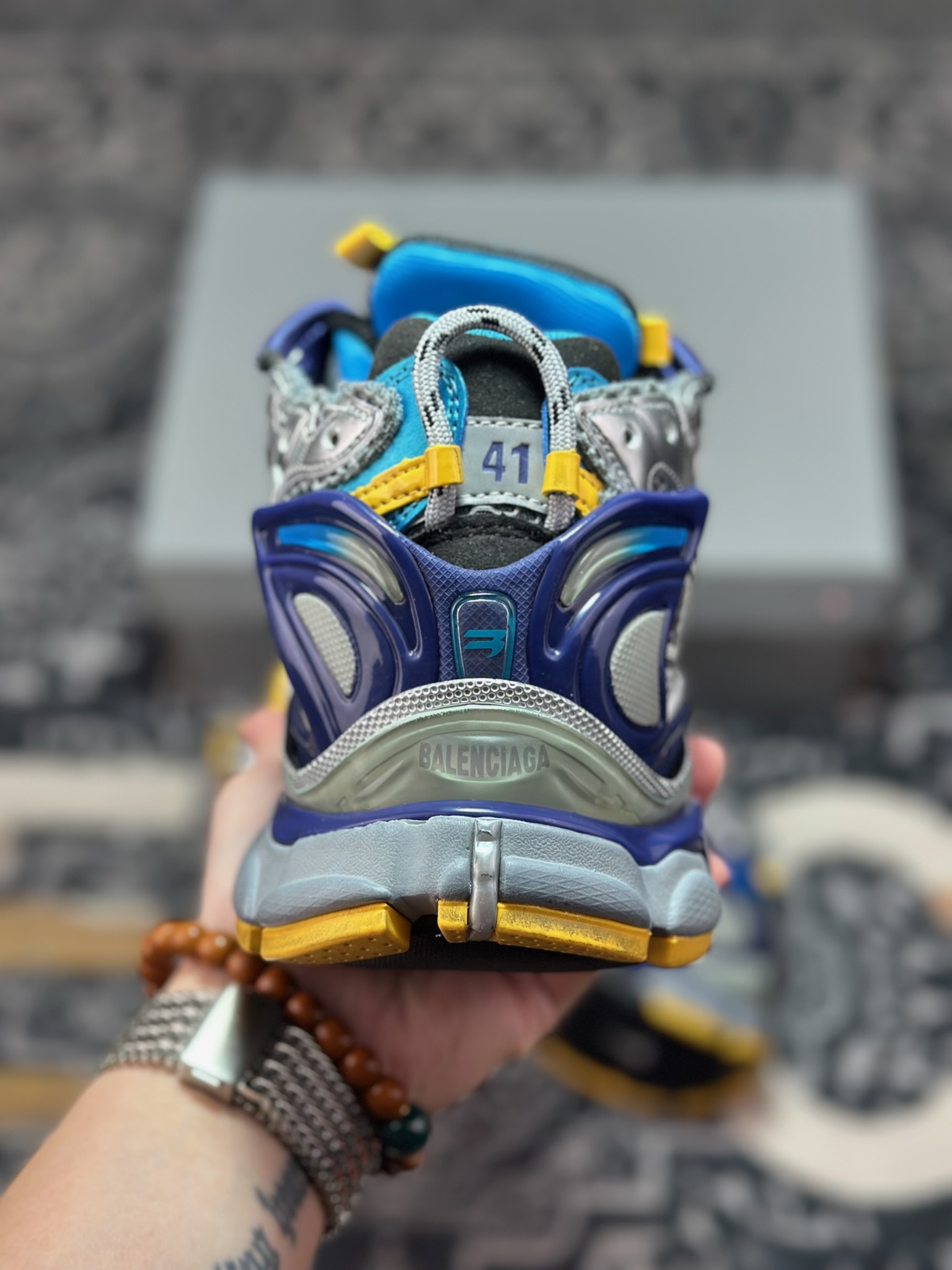 D3480 优选 原装级别 Balenciaga 巴黎世家 Runner Suede 巴黎手工做旧款复古老爹鞋 772767