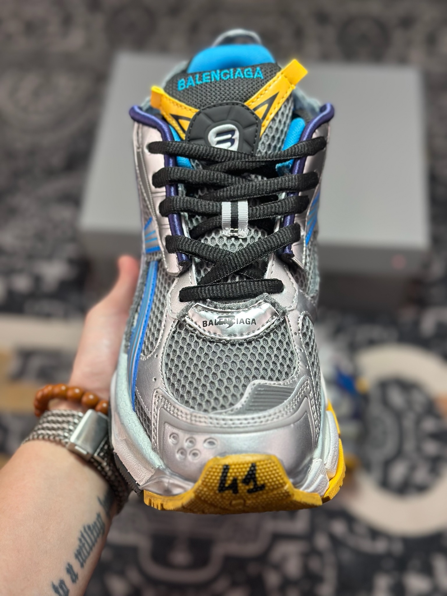 D3480 优选 原装级别 Balenciaga 巴黎世家 Runner Suede 巴黎手工做旧款复古老爹鞋 772767