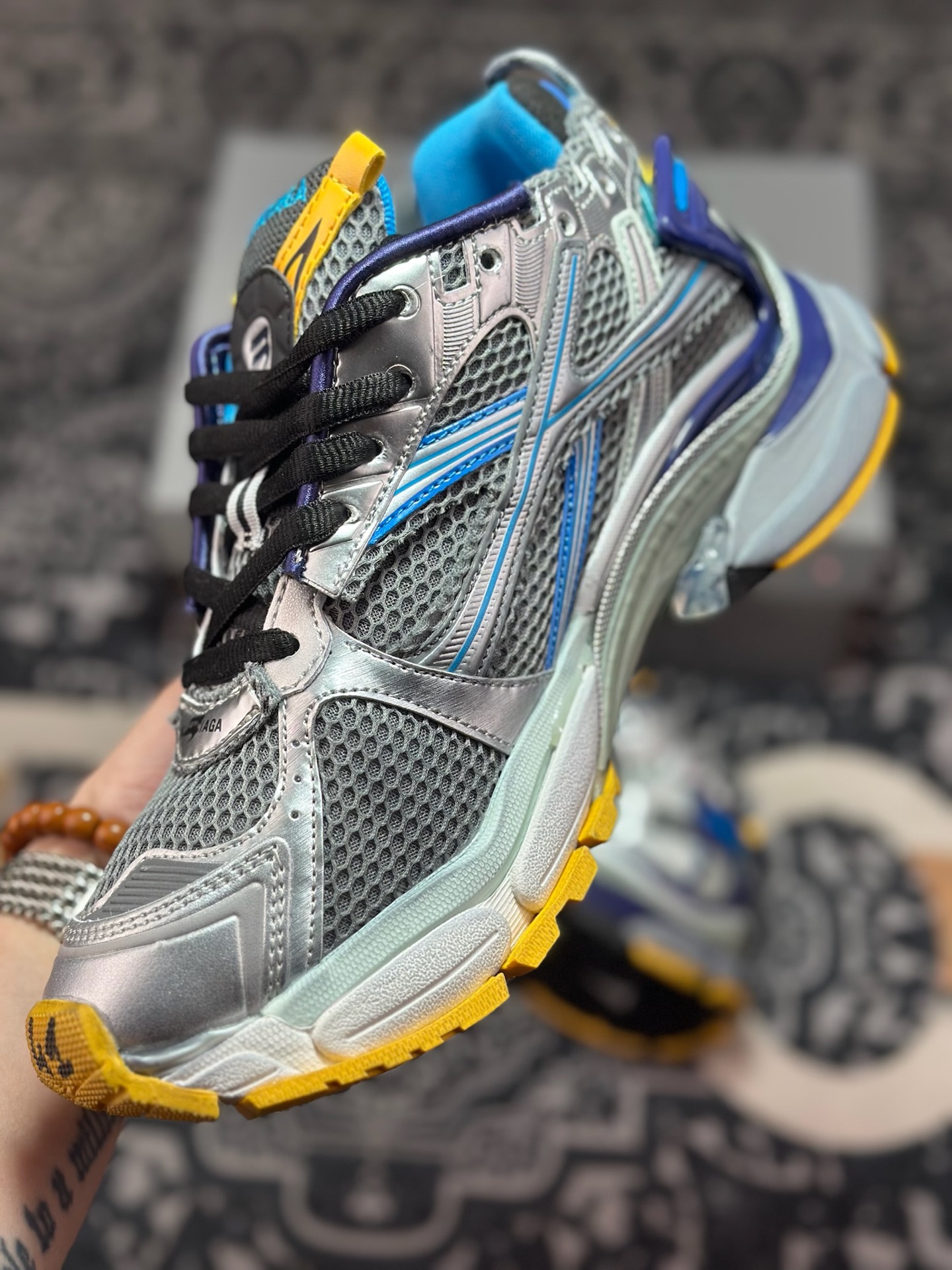 D3480 优选 原装级别 Balenciaga 巴黎世家 Runner Suede 巴黎手工做旧款复古老爹鞋 772767