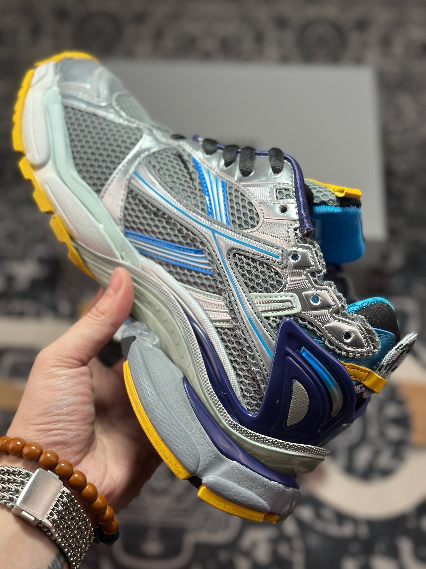 D3480 优选 原装级别 Balenciaga 巴黎世家 Runner Suede 巴黎手工做旧款复古老爹鞋 772767