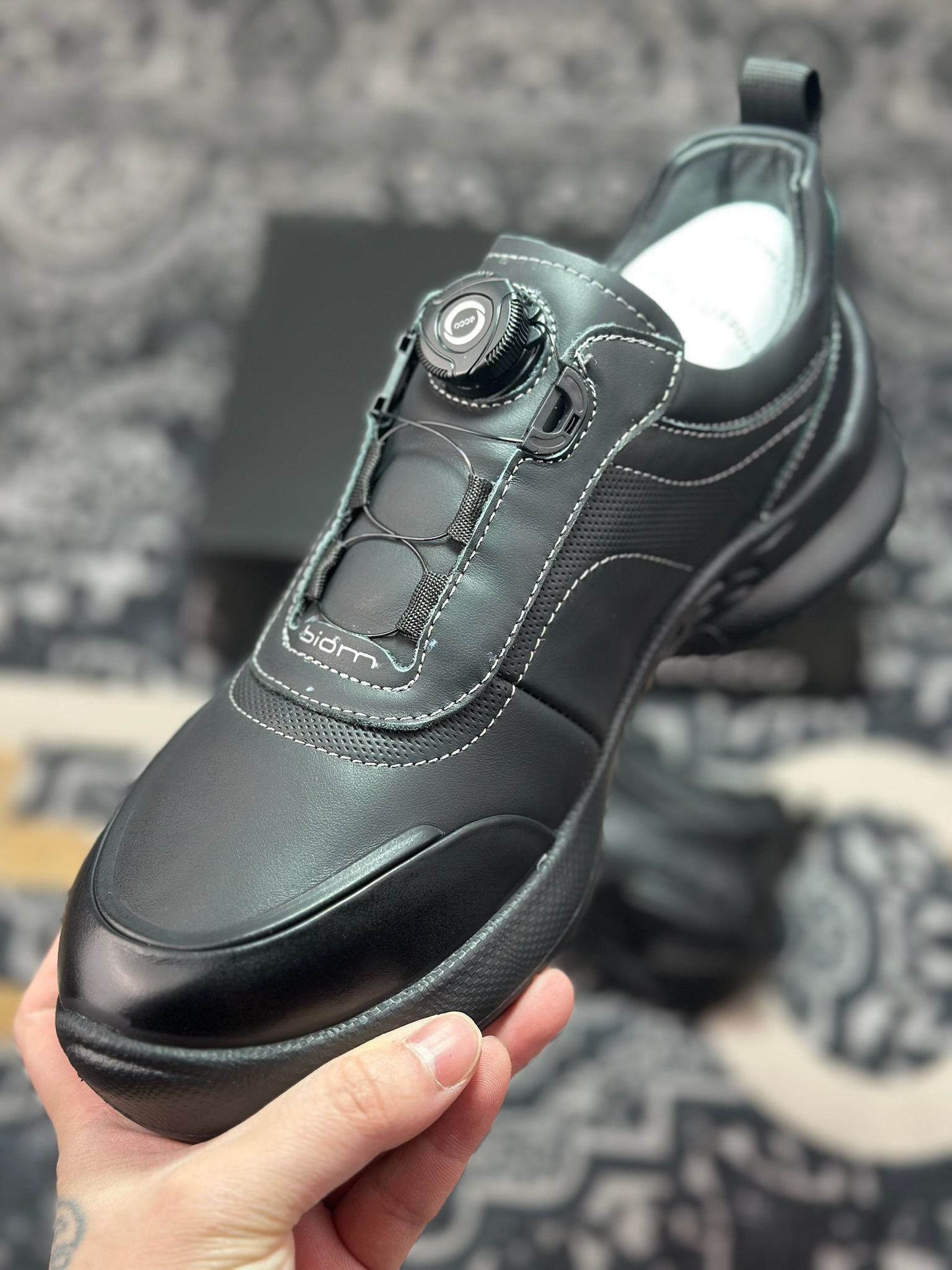 B6300 原装级别 ECCO爱步男士运动鞋 真皮免系带百搭健身鞋-Chinese UA Cheap High Quatity Brand Clothes Bags handbags Sneakers wholesale wholesaler seller from China Factory suppliers Fashion Clothing Shoes best Quality Beautiful Price B6300 原装级别 ECCO爱步男士运动鞋 真皮免系带百搭健身鞋