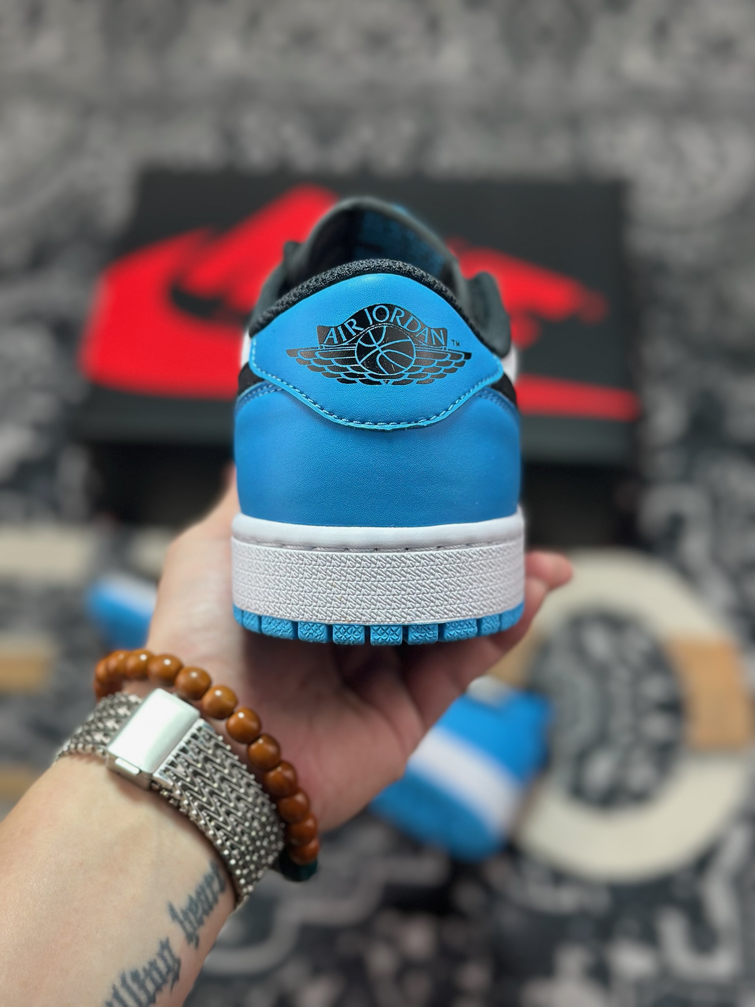 原装级别Air Jordan 1 Retro Low OG 黑蓝白 CZ0790-104