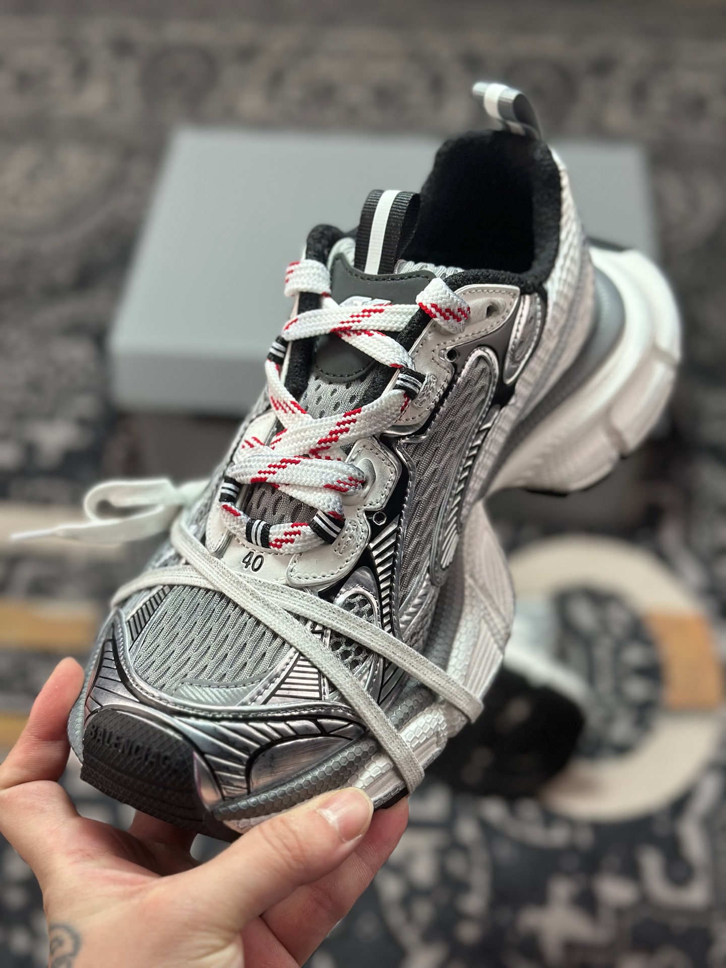 优选 原装级别#Balenciaga 巴黎世家 Phantom Sneaker 3XL 做旧复古老爹鞋