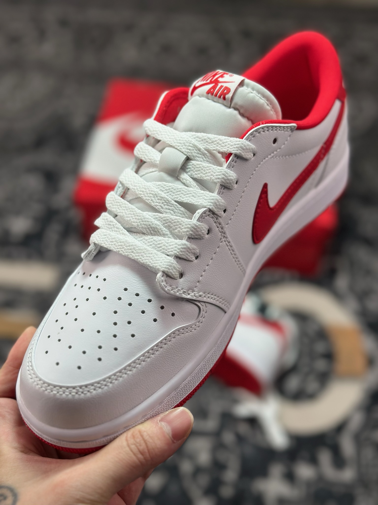 A8220 原装级别Air Jordan 1 Retro Low OG 红白 CZ0790-101