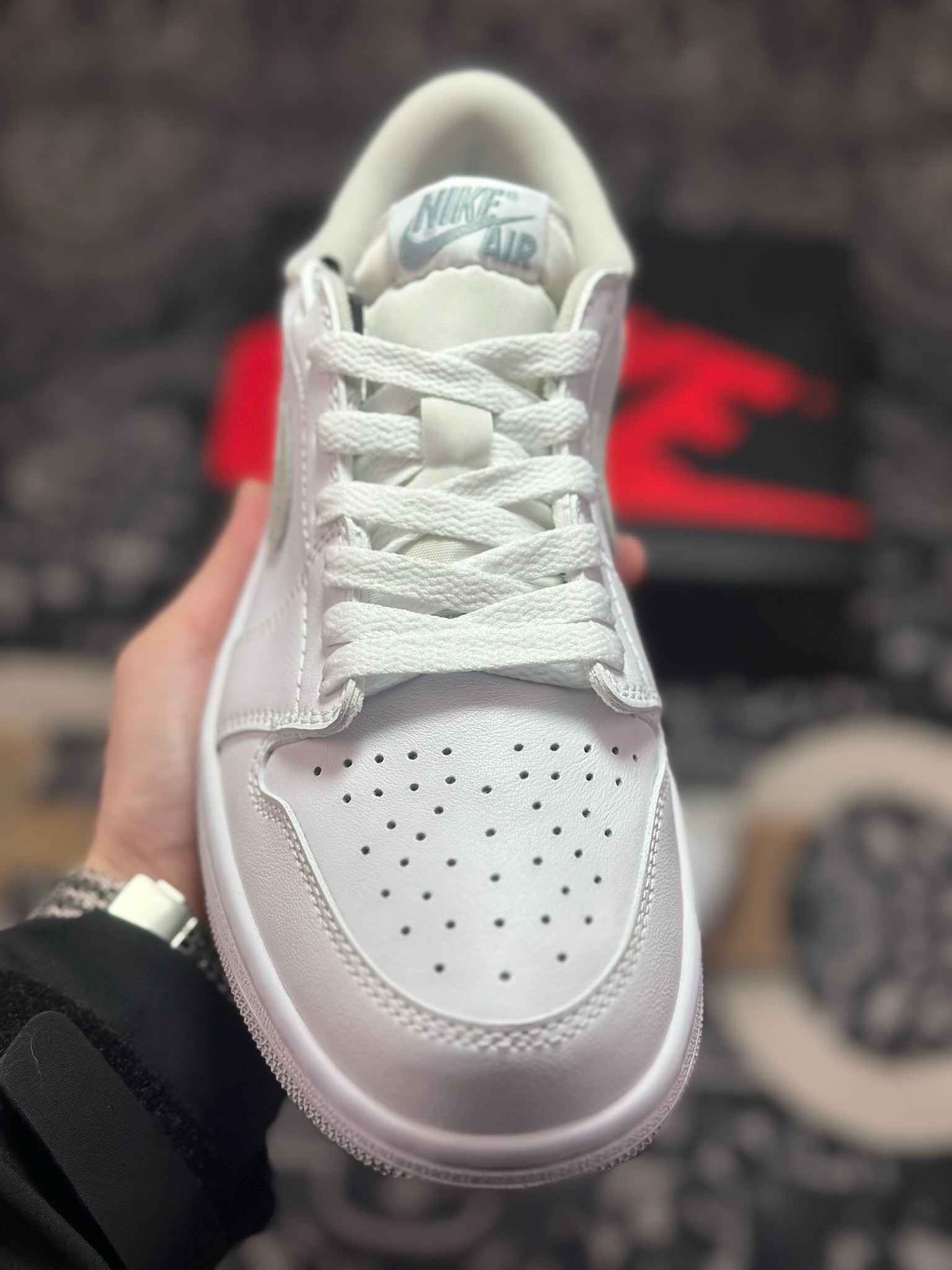 原装级别Air Jordan 1 Retro Low OG 白灰 CZ0775-100