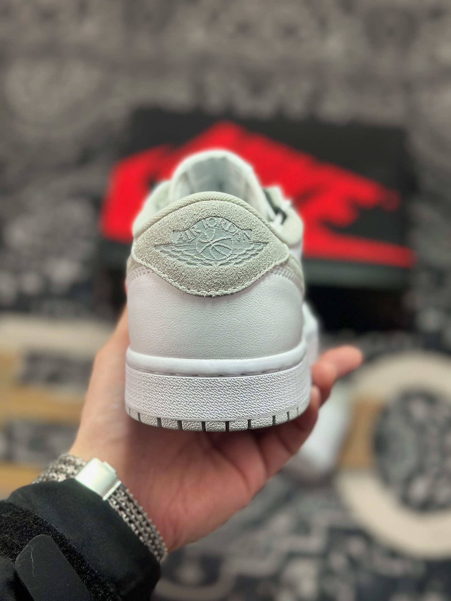 原装级别Air Jordan 1 Retro Low OG 白灰 CZ0775-100