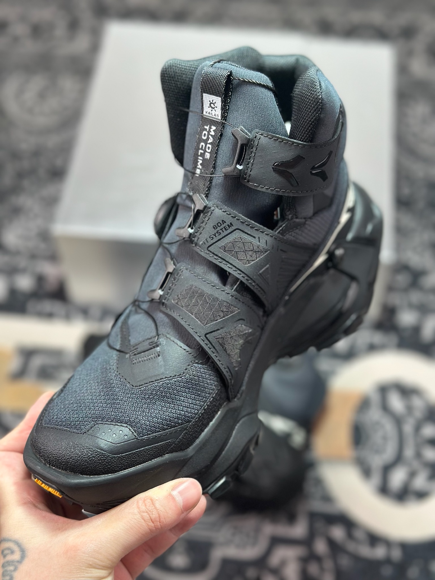 C4380 优选 原装级别 凯乐石KAILAS YAN GTX HIGH 运动户外 舒适时尚 防滑防水透气 高帮 登山徒步鞋 KS243