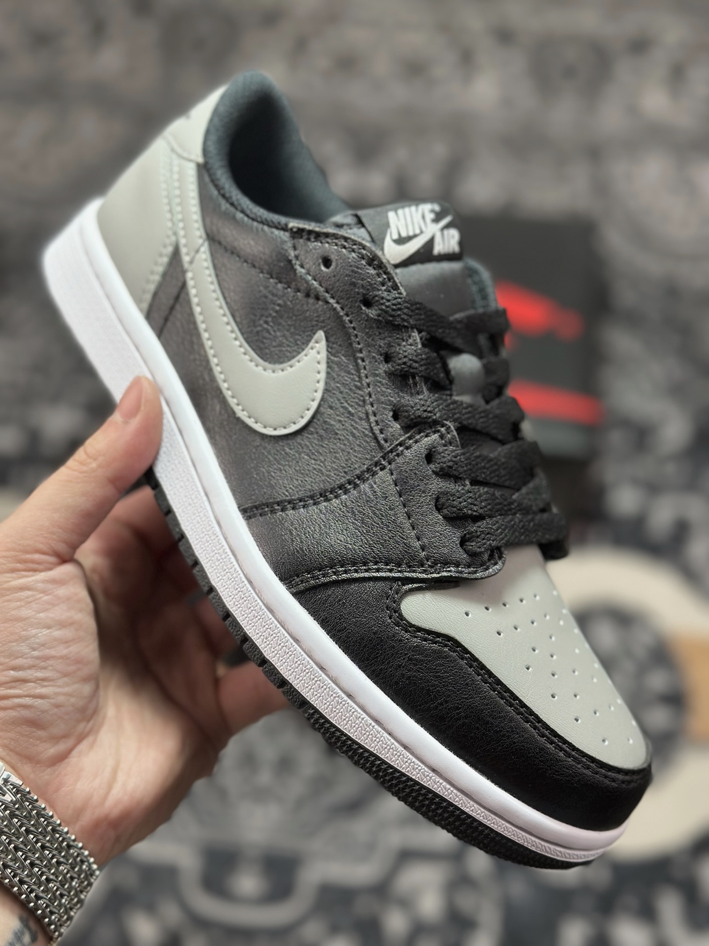 原装级别Air Jordan 1 Retro Low OG 黑灰 cz0790-003