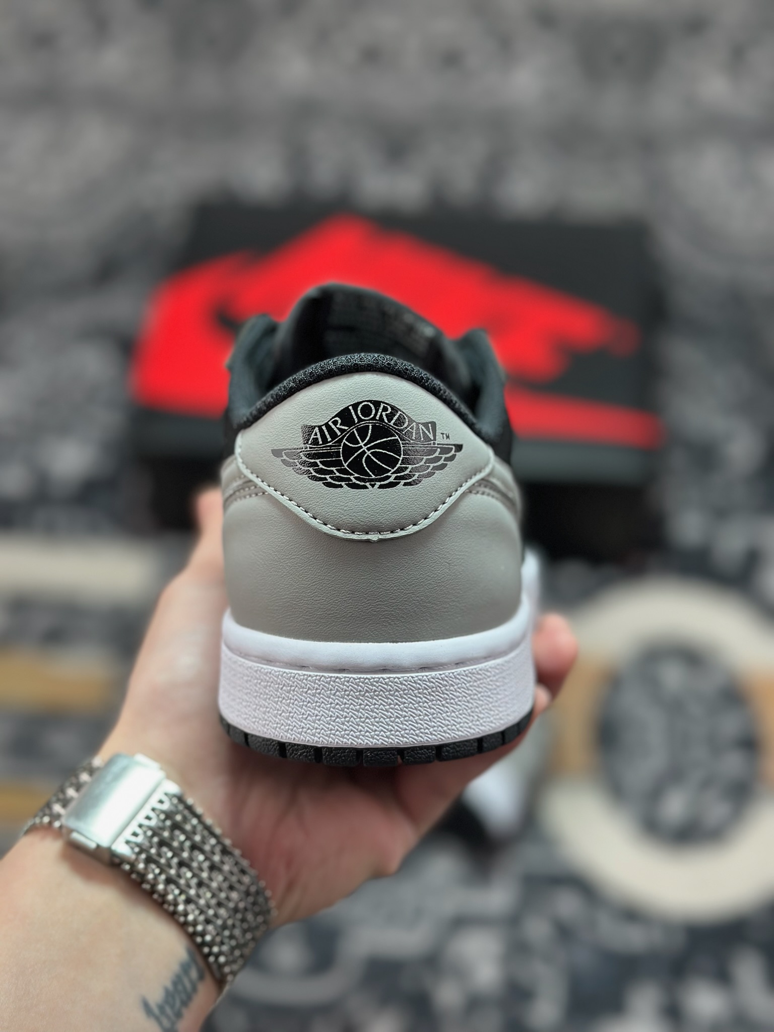 原装级别Air Jordan 1 Retro Low OG 黑灰 cz0790-003