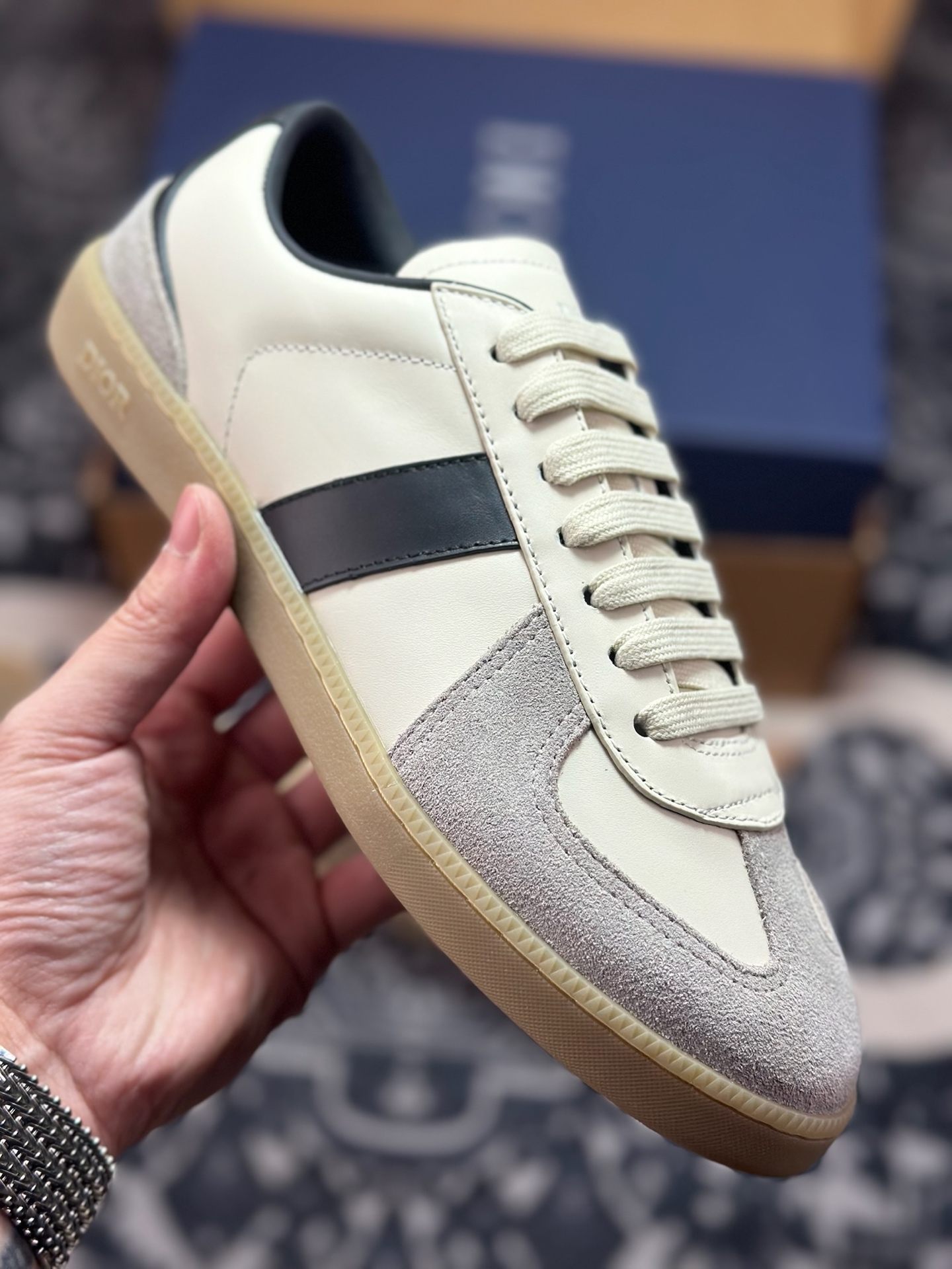 C5400 优选 原装级别 Dior 迪奥 B01 老钱风 低帮休闲板鞋