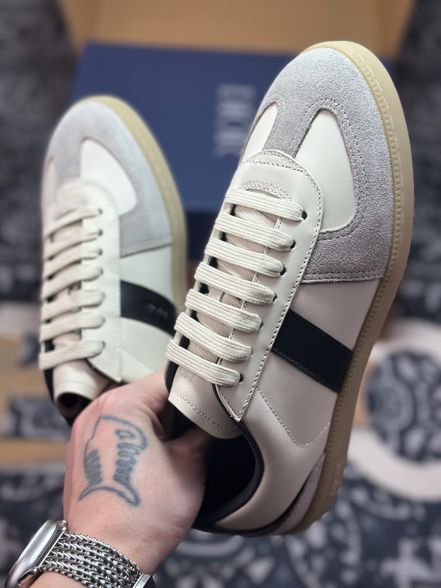 C5400 优选 原装级别 Dior 迪奥 B01 老钱风 低帮休闲板鞋