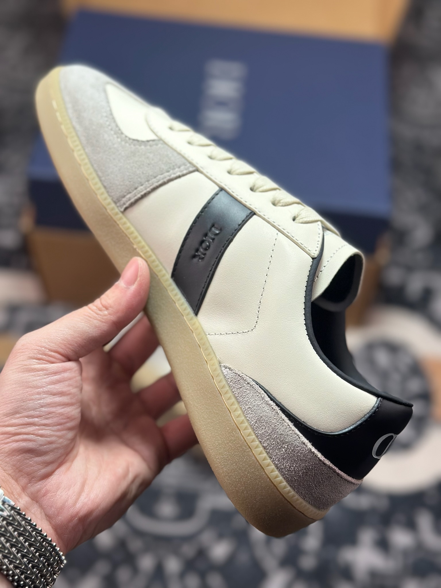 C5400 优选 原装级别 Dior 迪奥 B01 老钱风 低帮休闲板鞋