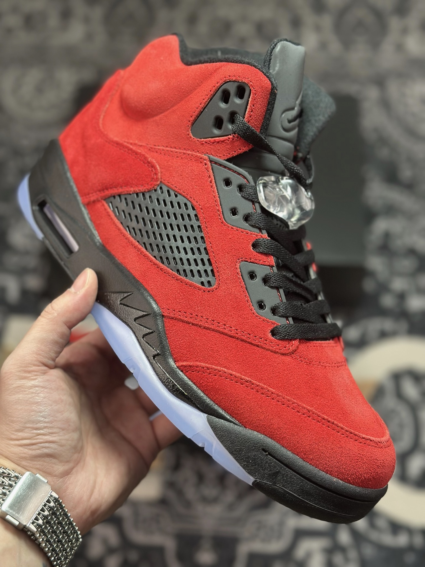 优选 原装级别 Air Jordan AJ5“Raging Bull”黑红公牛 DD0587-600-莆田鞋,莆田鞋货源,高仿鞋,高仿鞋货源,安福档口,莆田高仿鞋,莆田鞋批发,高仿鞋批发,莆田高仿运动鞋,高仿运动鞋,莆田运动鞋 优选 原装级别 Air Jordan AJ5“Raging Bull”黑红公牛 DD0587-600