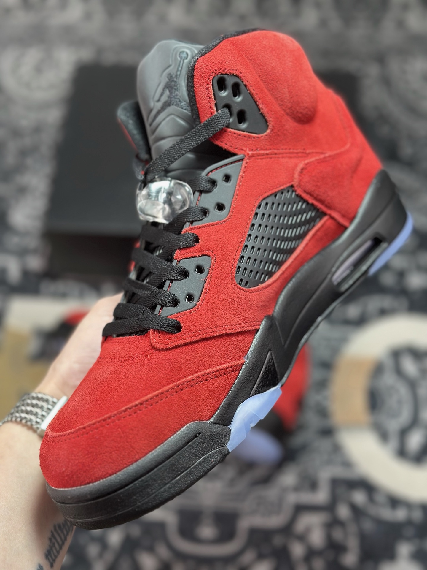 优选 原装级别 Air Jordan AJ5“Raging Bull”黑红公牛 DD0587-600-莆田鞋,莆田鞋货源,高仿鞋,高仿鞋货源,安福档口,莆田高仿鞋,莆田鞋批发,高仿鞋批发,莆田高仿运动鞋,高仿运动鞋,莆田运动鞋 优选 原装级别 Air Jordan AJ5“Raging Bull”黑红公牛 DD0587-600