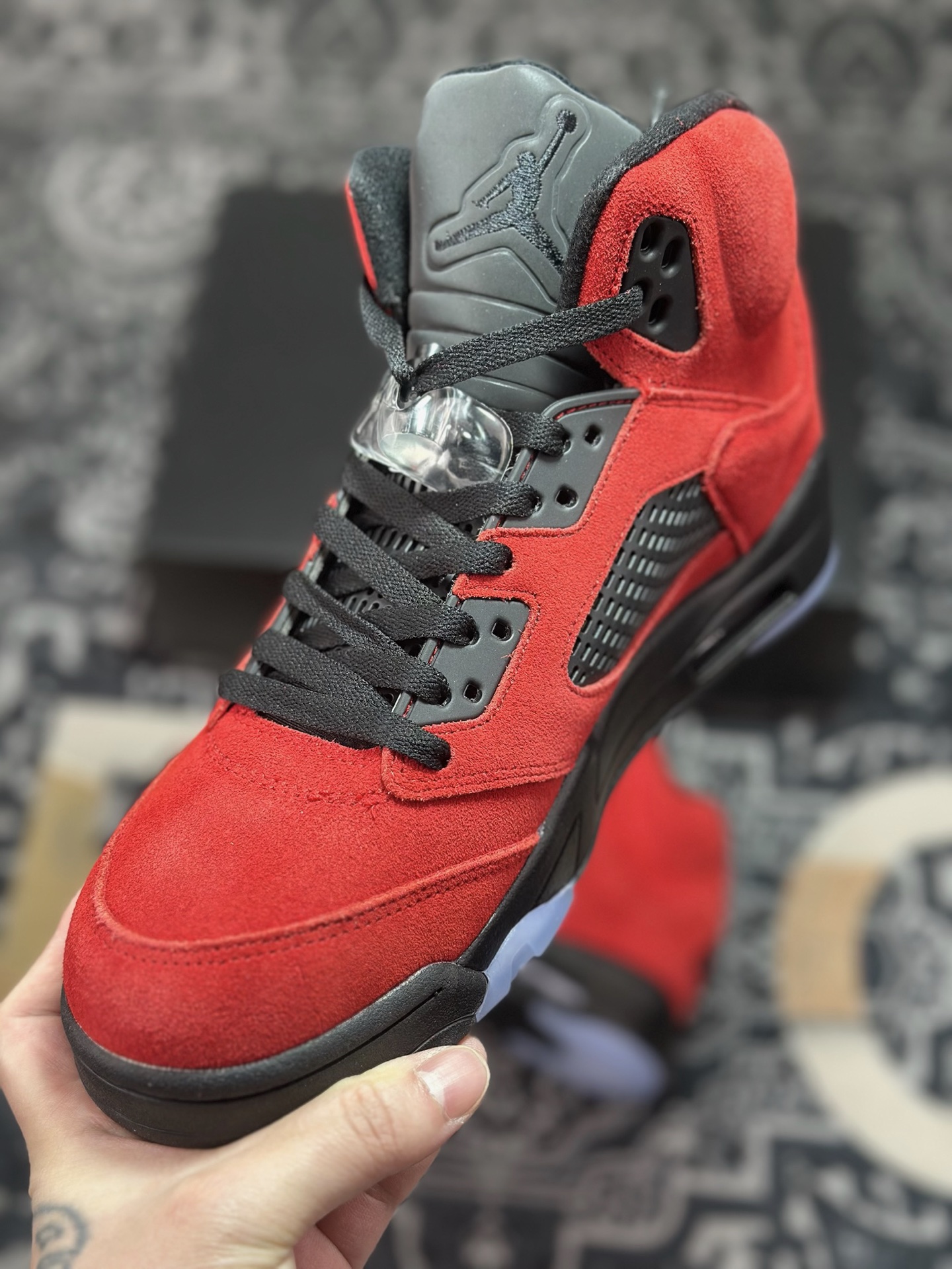优选 原装级别 Air Jordan AJ5“Raging Bull”黑红公牛 DD0587-600-莆田鞋,莆田鞋货源,高仿鞋,高仿鞋货源,安福档口,莆田高仿鞋,莆田鞋批发,高仿鞋批发,莆田高仿运动鞋,高仿运动鞋,莆田运动鞋 优选 原装级别 Air Jordan AJ5“Raging Bull”黑红公牛 DD0587-600