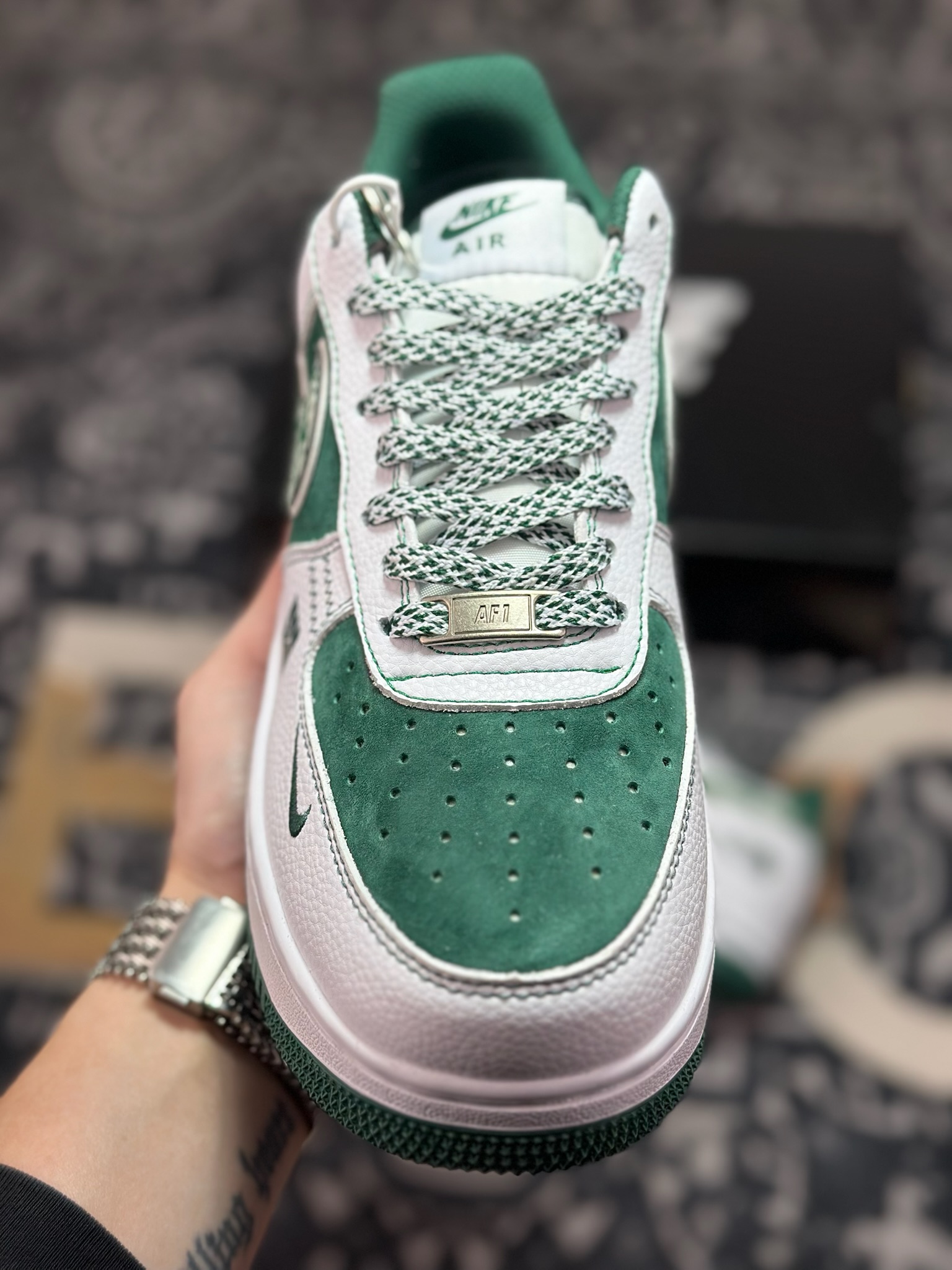 原装级别 Nike Air Force 1'07 “THE NORTH FACE” 白绿 SU2305-561