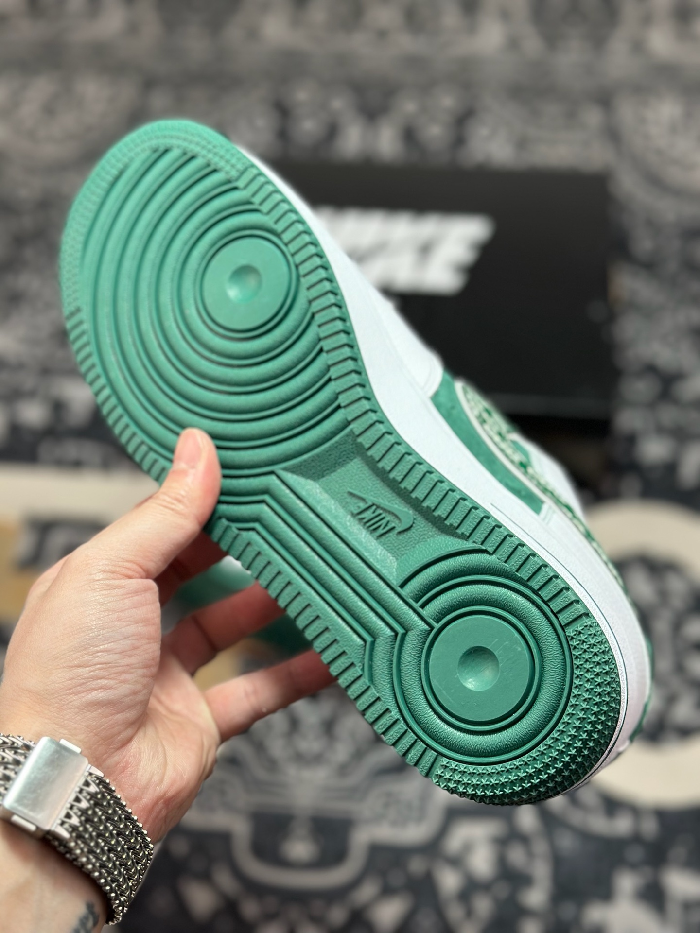 原装级别 Nike Air Force 1'07 “THE NORTH FACE” 白绿 SU2305-561