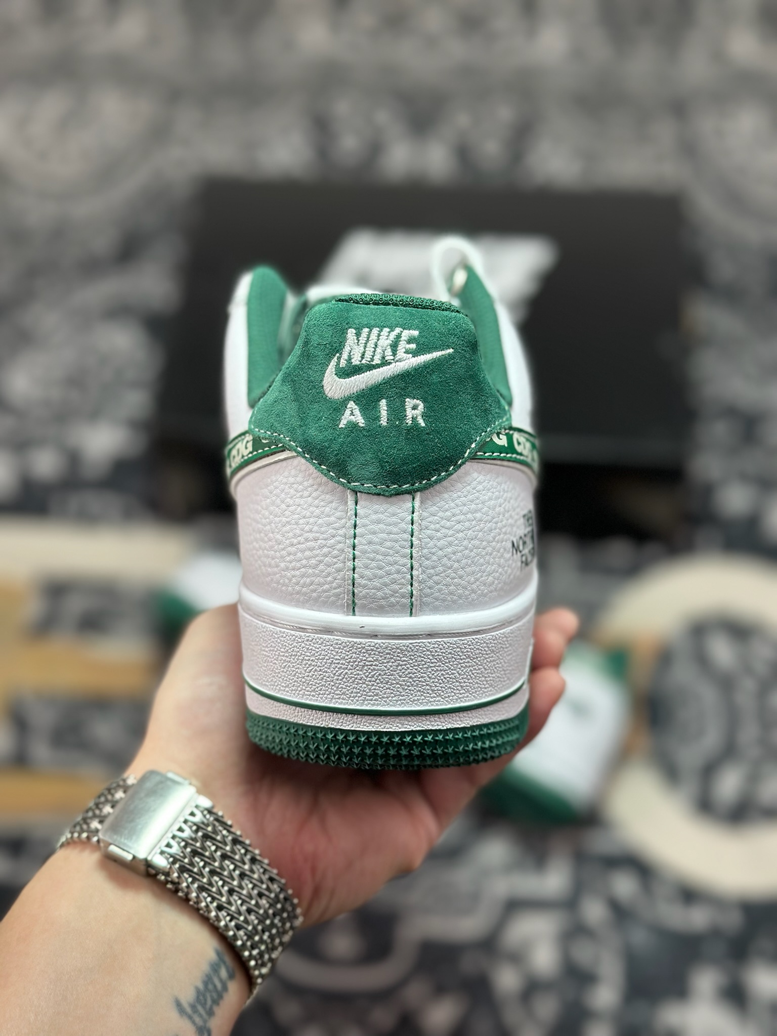 原装级别 Nike Air Force 1'07 “THE NORTH FACE” 白绿 SU2305-561