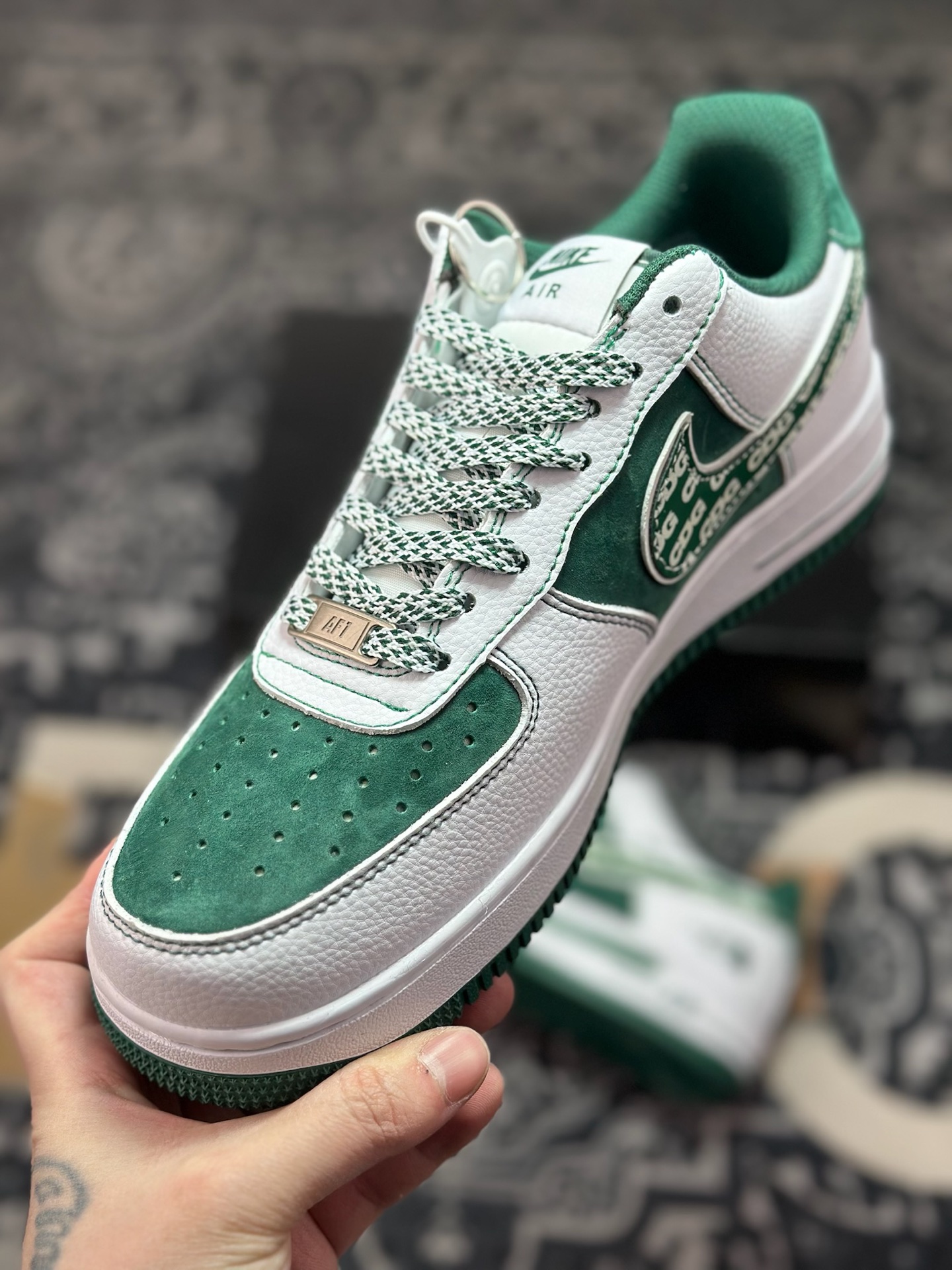 原装级别 Nike Air Force 1'07 “THE NORTH FACE” 白绿 SU2305-561