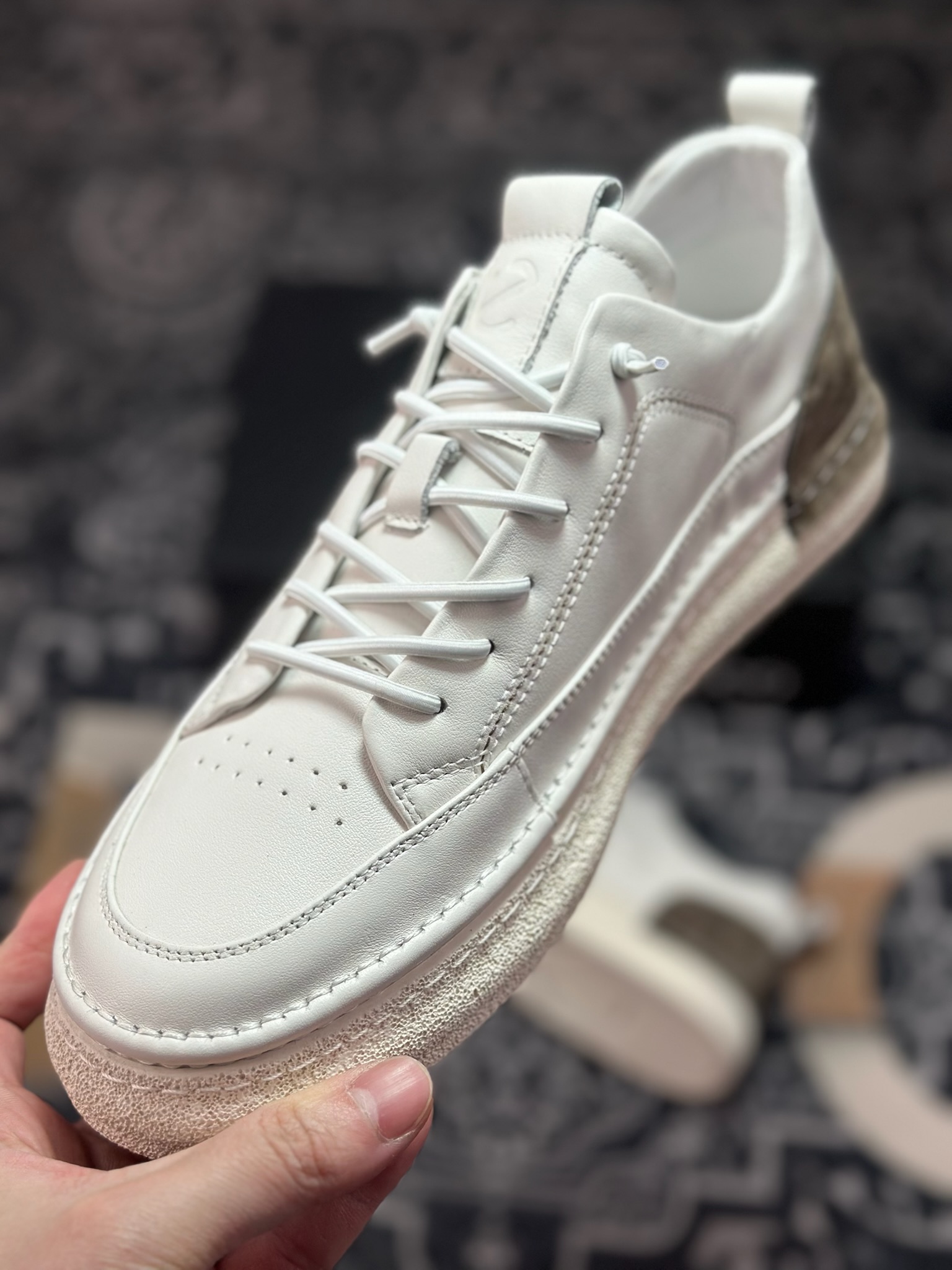 B6300 原装级别 ECCO爱步男士休闲鞋 百搭防滑平底鞋