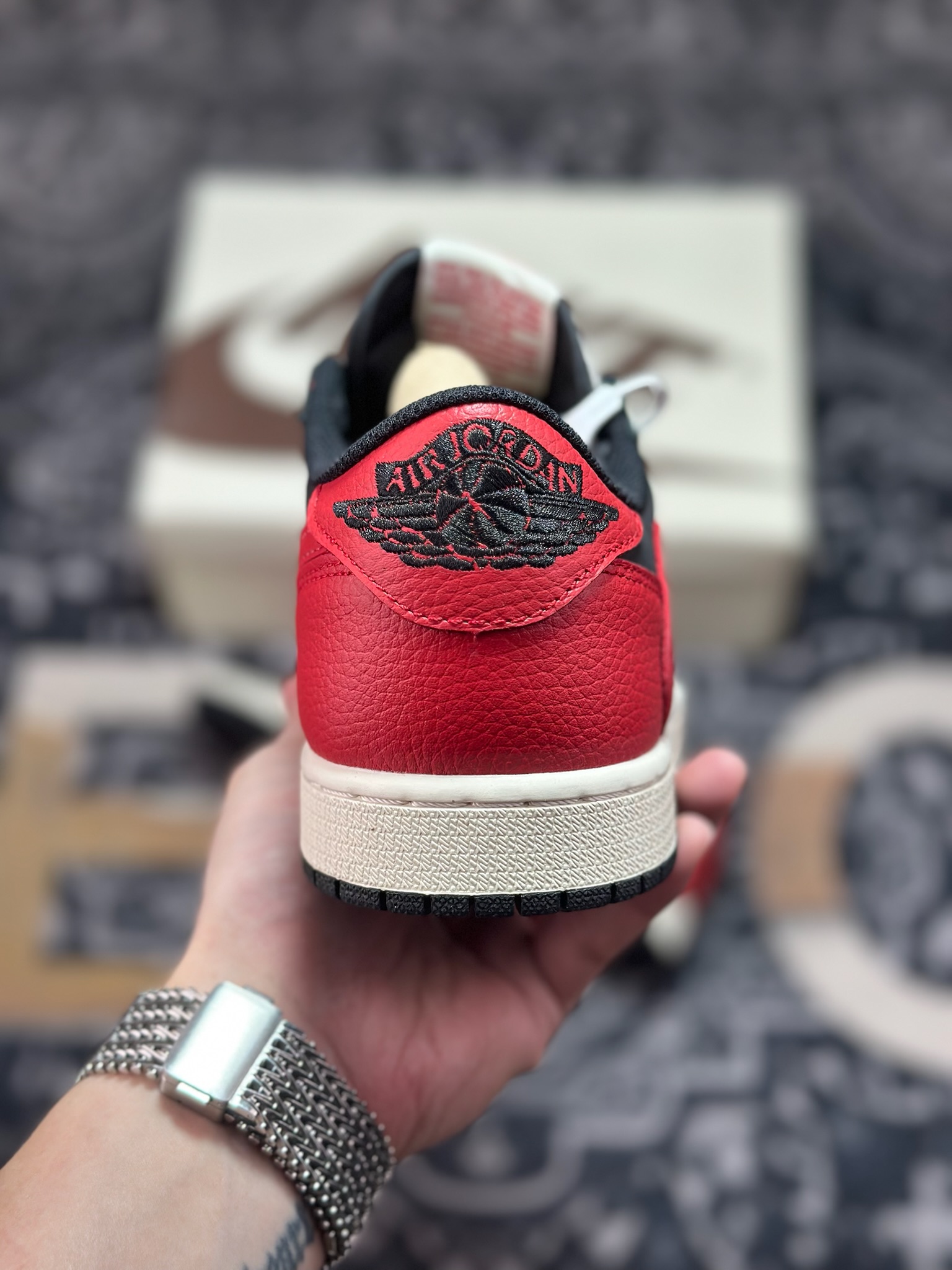 原装级别 Travis Scott x Fragment x Air Jordan AJ1 Low OG SP 三方联名倒勾低帮 DM7866-061