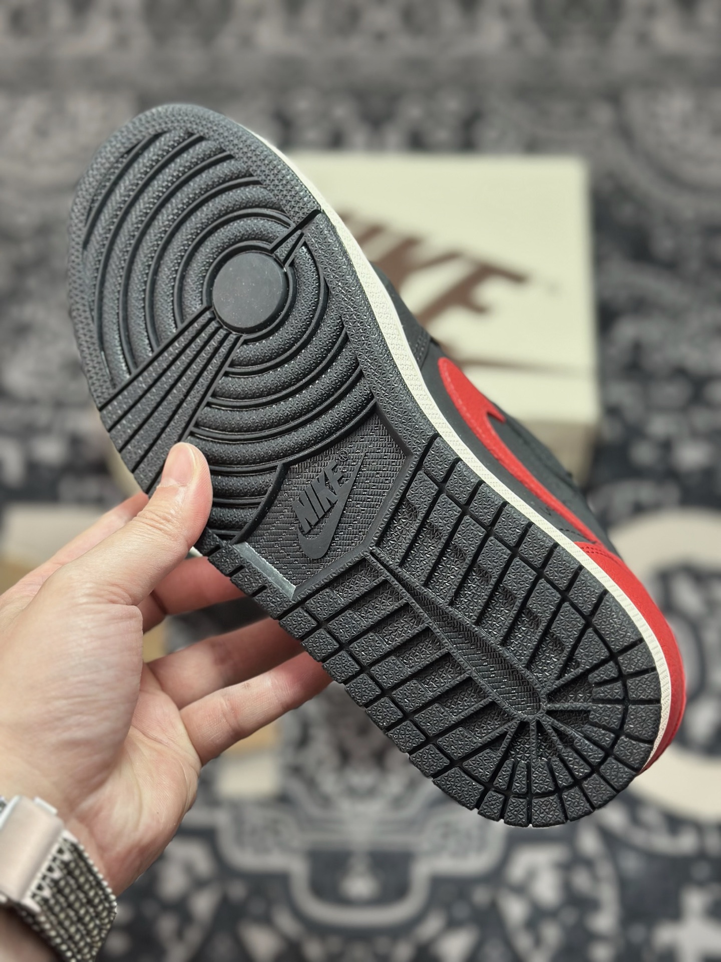 原装级别 Travis Scott x Fragment x Air Jordan AJ1 Low OG SP 三方联名倒勾低帮 DM7866-061