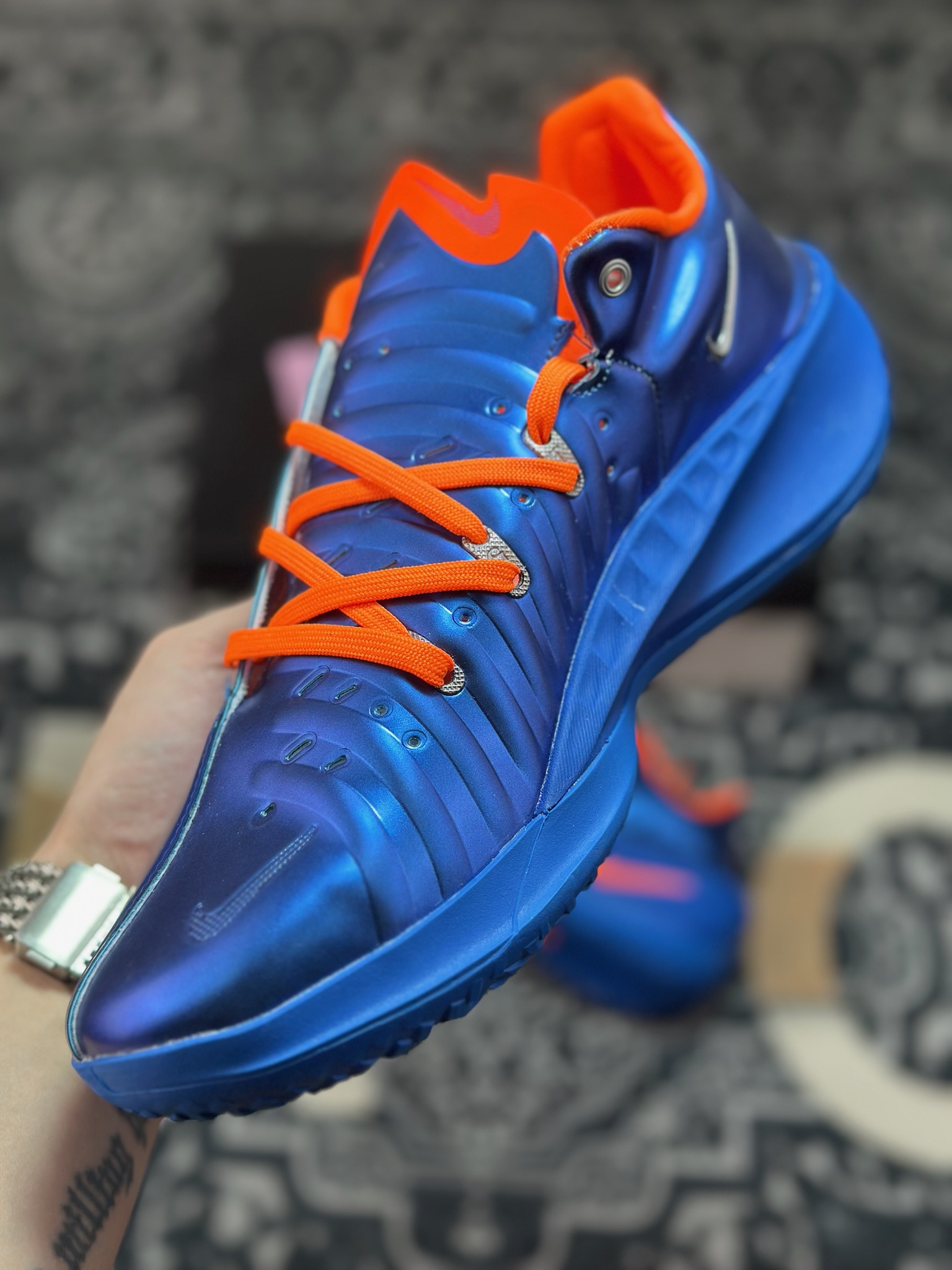 B2260 原装级别 专攻篮球实战系列版本 GT4代支线白宝蓝桔配色 IQ2606-200