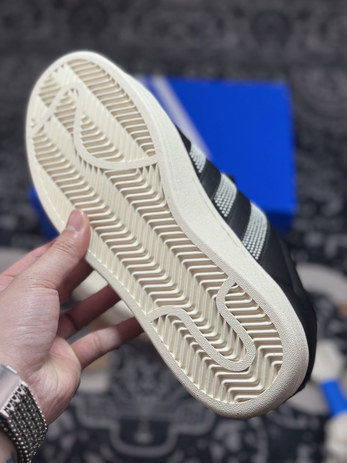 原装级别 Adidas Originals SUPERSTAR PUFFY SHELL全新配色 双鞋舌 贝壳头休闲板鞋 KJ6976