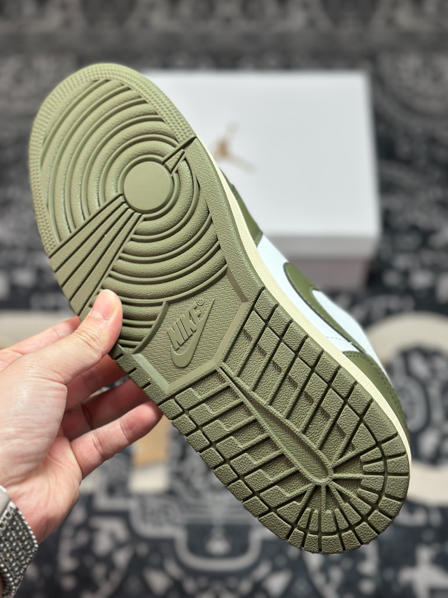 A8220 原装级别Air Jordan 1 Retro Low OG 白绿 HQ3009-003