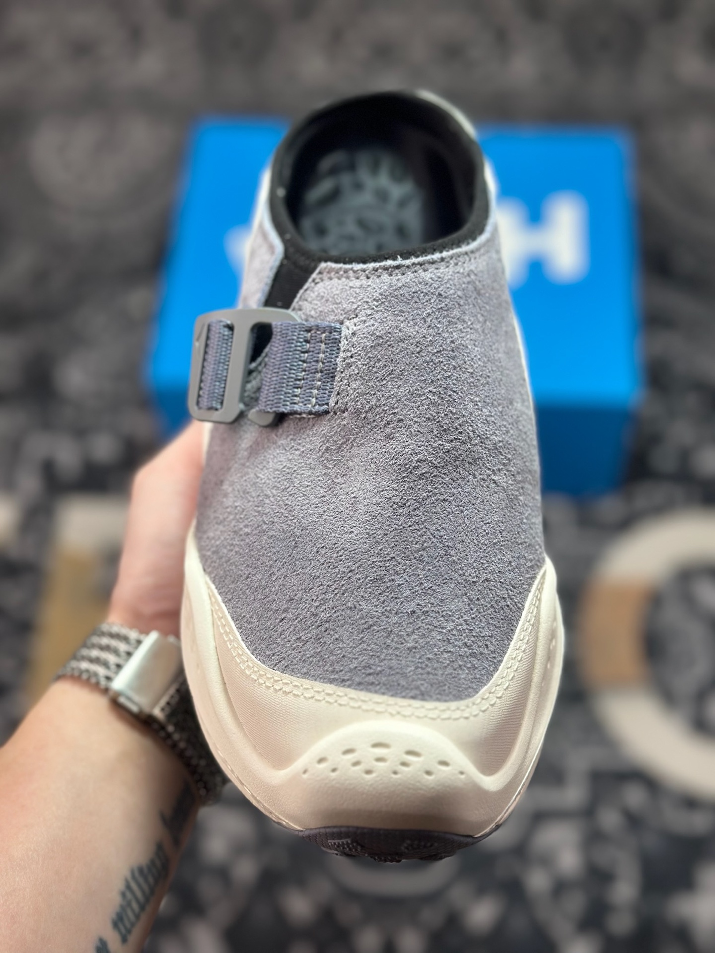 B1240 原装级别 Hoka U Ora Primo Ext 魔术扣防滑耐磨低帮生活休闲鞋 1168973-GKSL