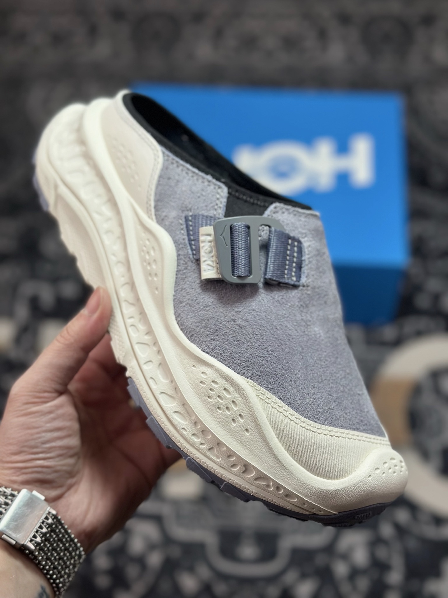 B1240 原装级别 Hoka U Ora Primo Ext 魔术扣防滑耐磨低帮生活休闲鞋 1168973-GKSL