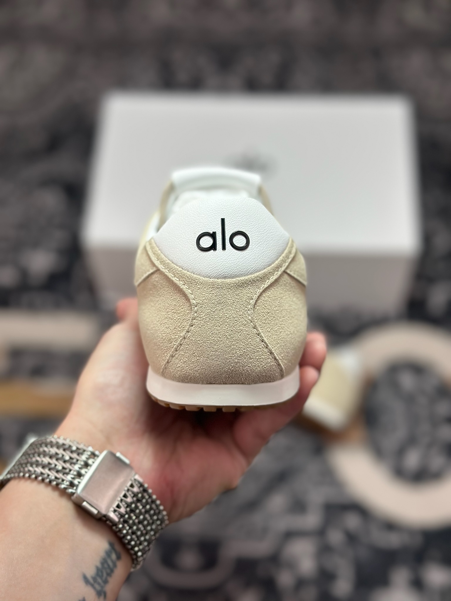 Alo Yoga Sunset Low Sneaker 日落系列低帮阿甘T头复古风德训薄底百搭休闲运动鞋麂皮