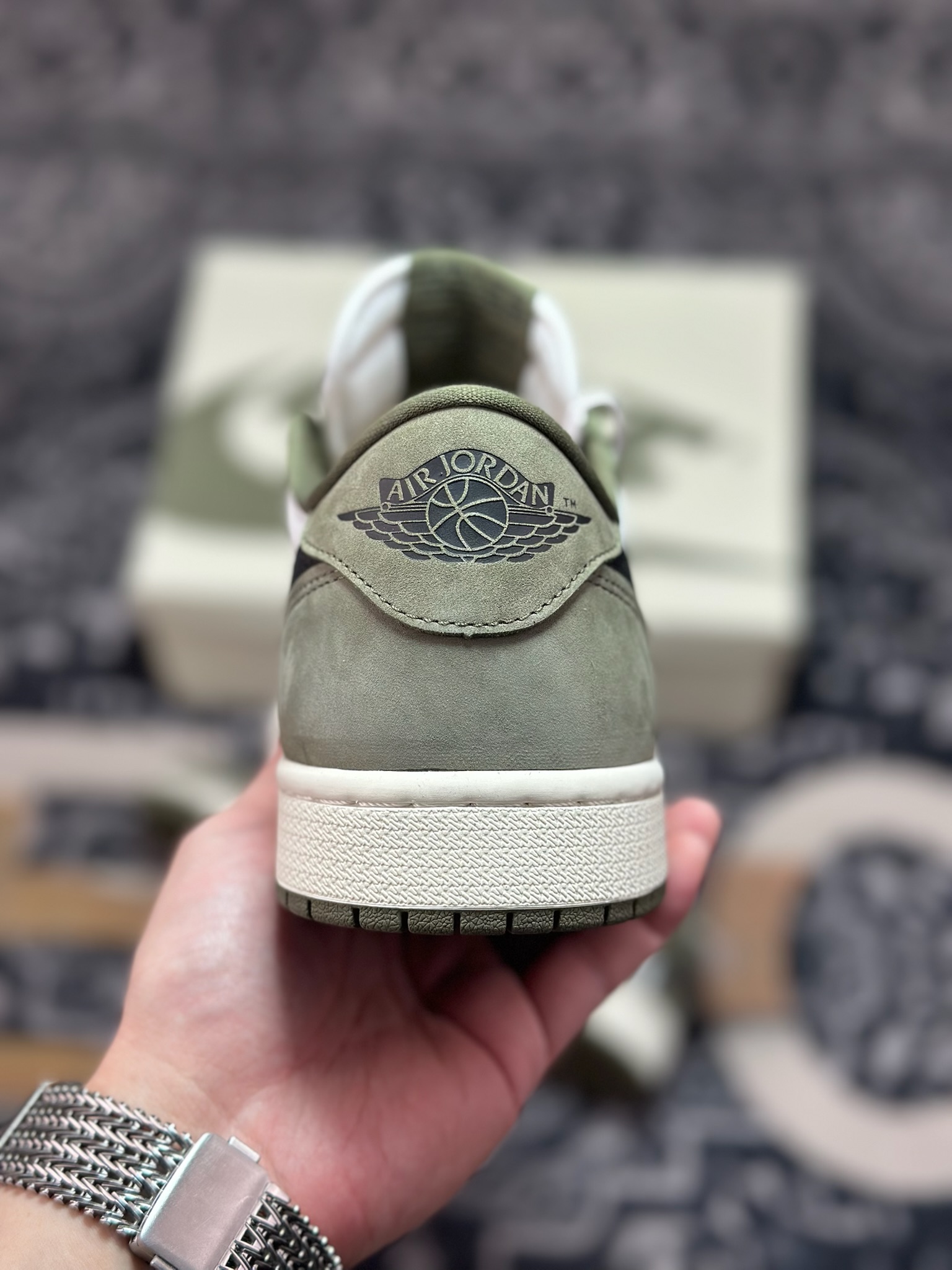 B0240 原装级别 Fragment x TS x Air Jordan 1 Low 三方联名低帮板鞋 HQ6998-200