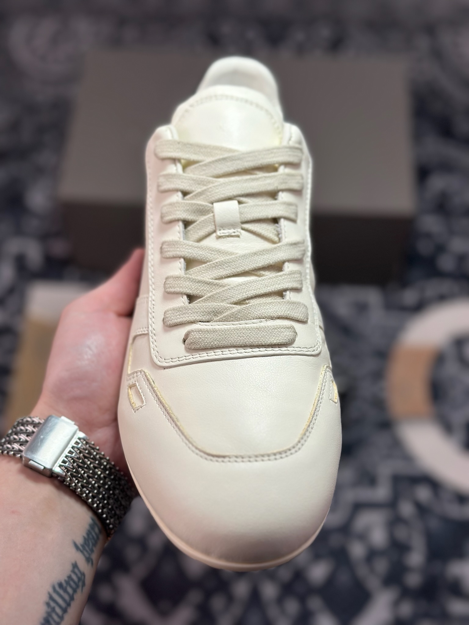 D1470 优选 原装级别 RICK OWENS/RO Minimal Sneak 瑞克欧文斯小牛绒面革 圆头系带低帮生活休闲鞋