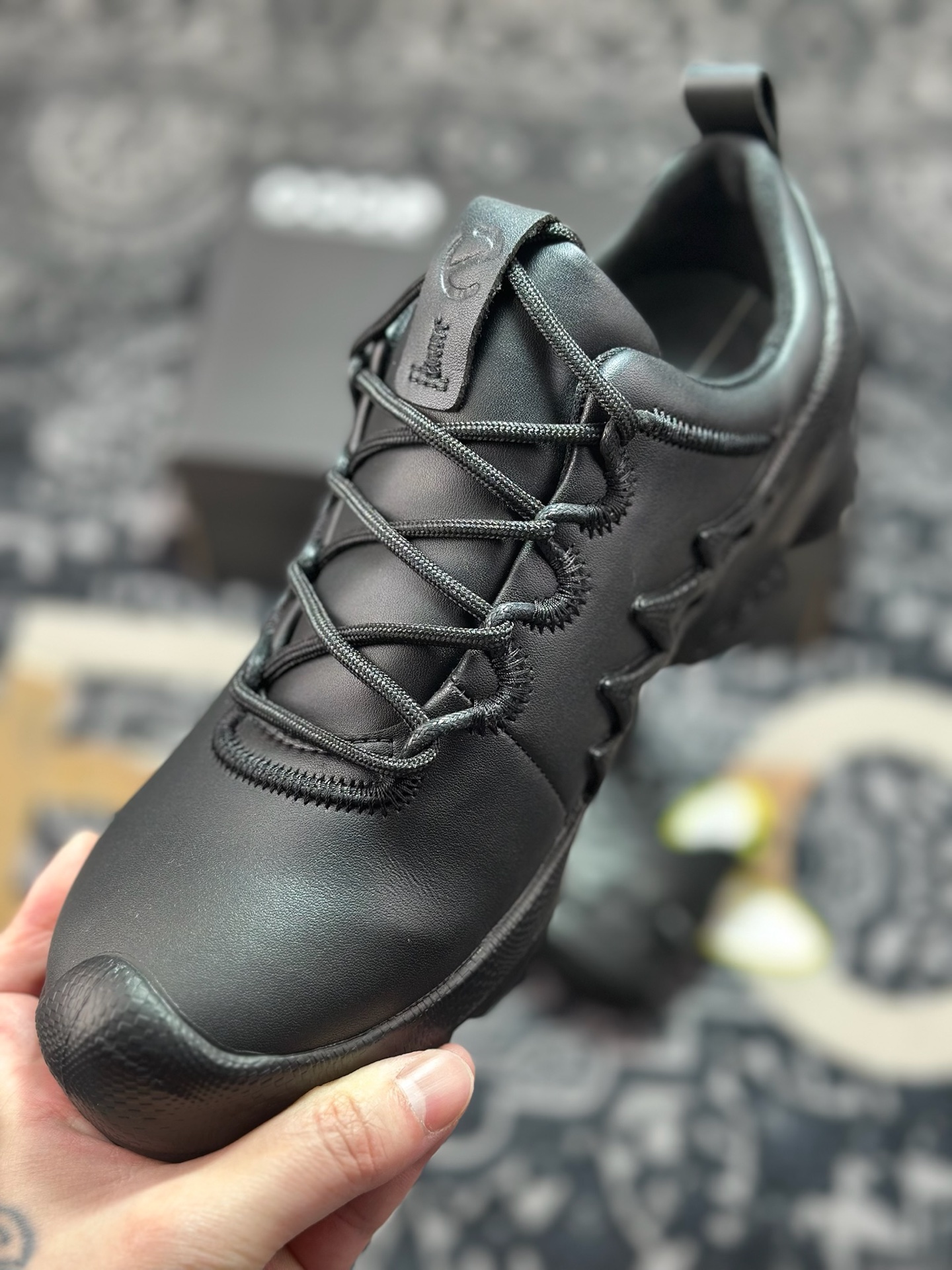 B6300 原装级别 ECCO爱步BIOM真皮运动鞋 防滑健步慢跑鞋