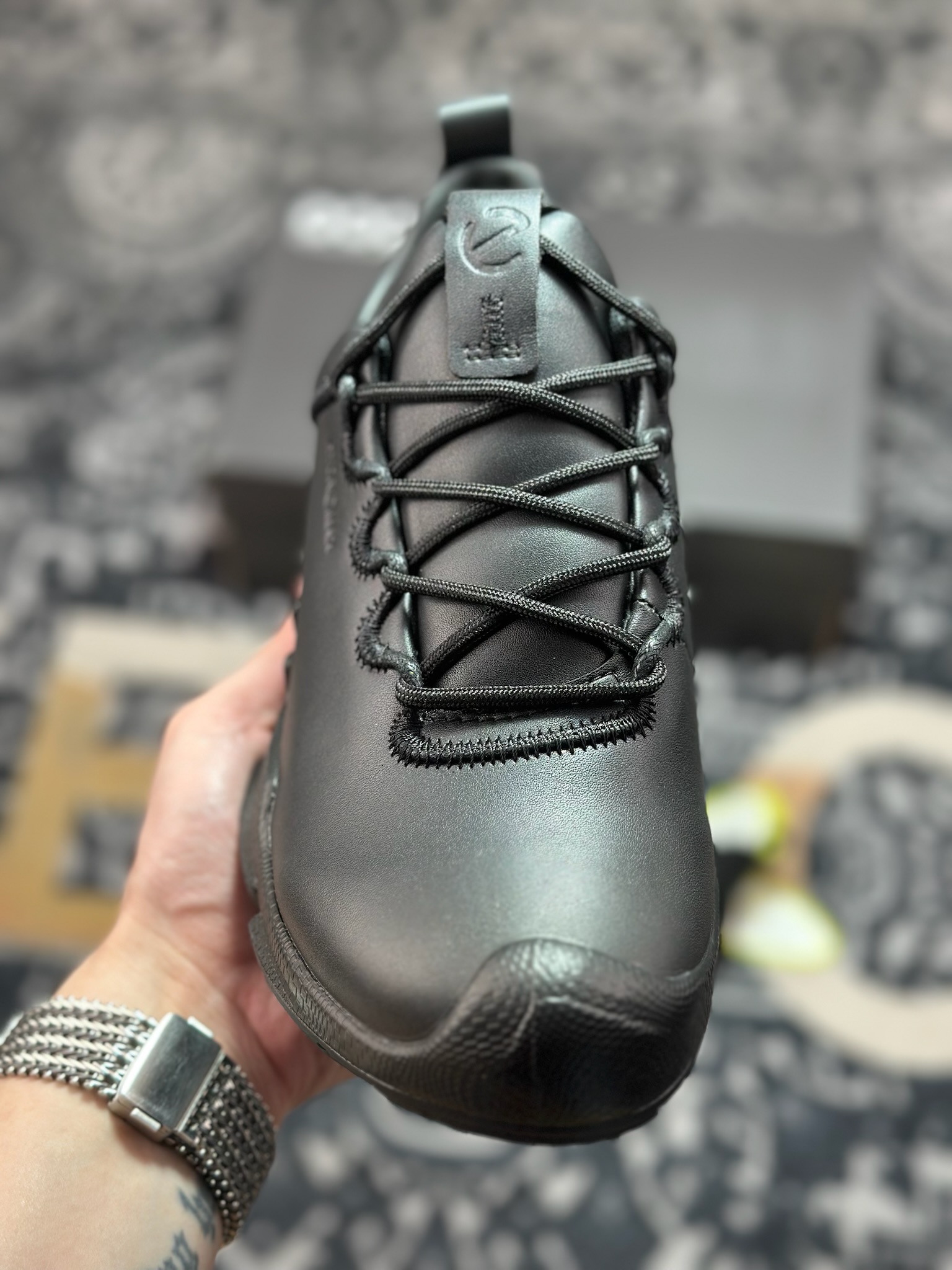 B6300 原装级别 ECCO爱步BIOM真皮运动鞋 防滑健步慢跑鞋