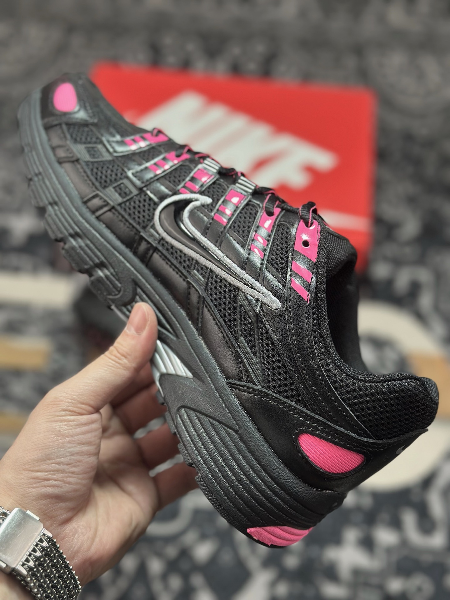A6200 原厂级别 原鞋开发 原数据档案 Nike P-6000 黑粉 CD6404-600
