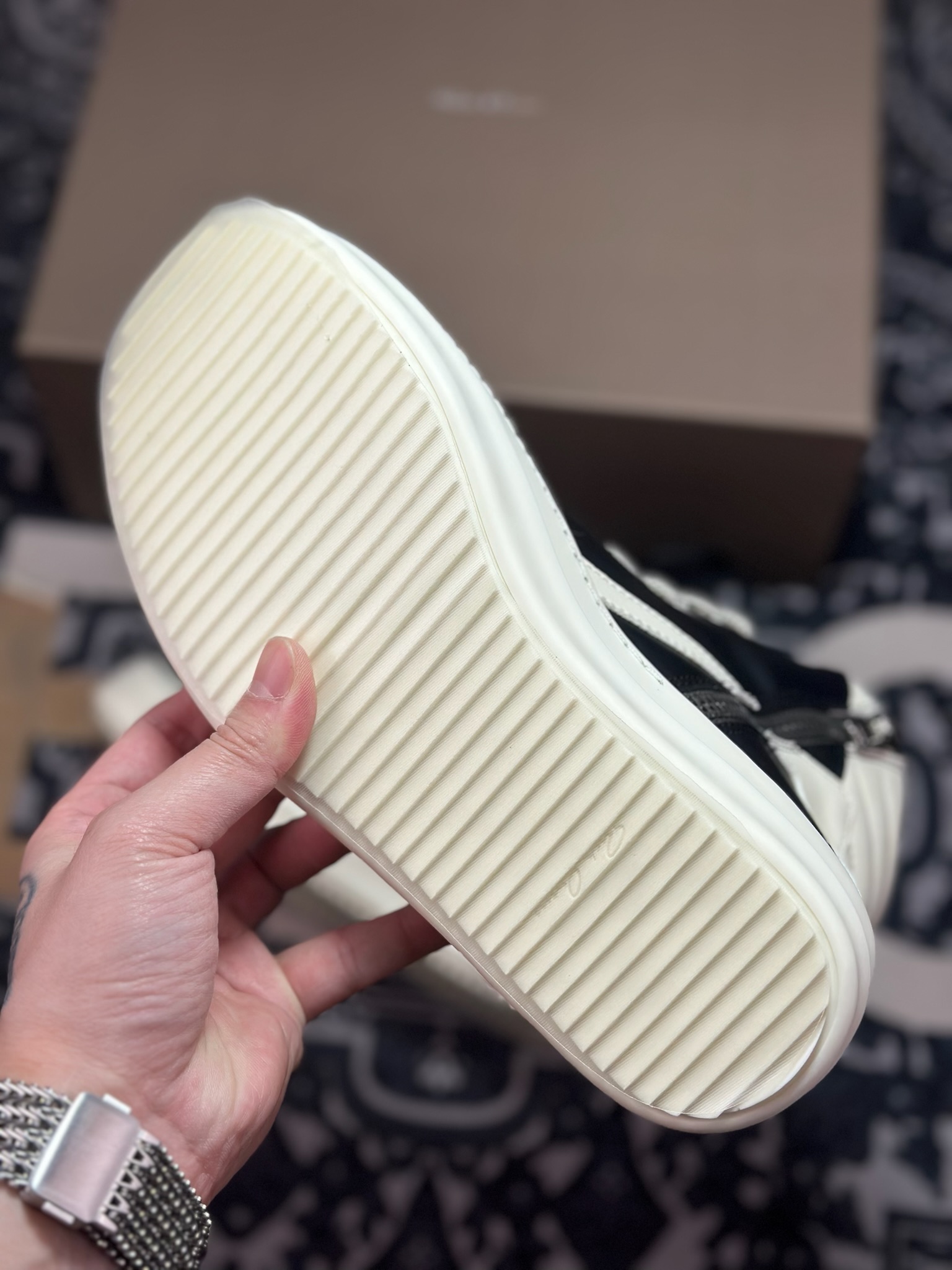 优选 原装级别 Rick Owens 瑞克 欧文斯 高帮休闲鞋