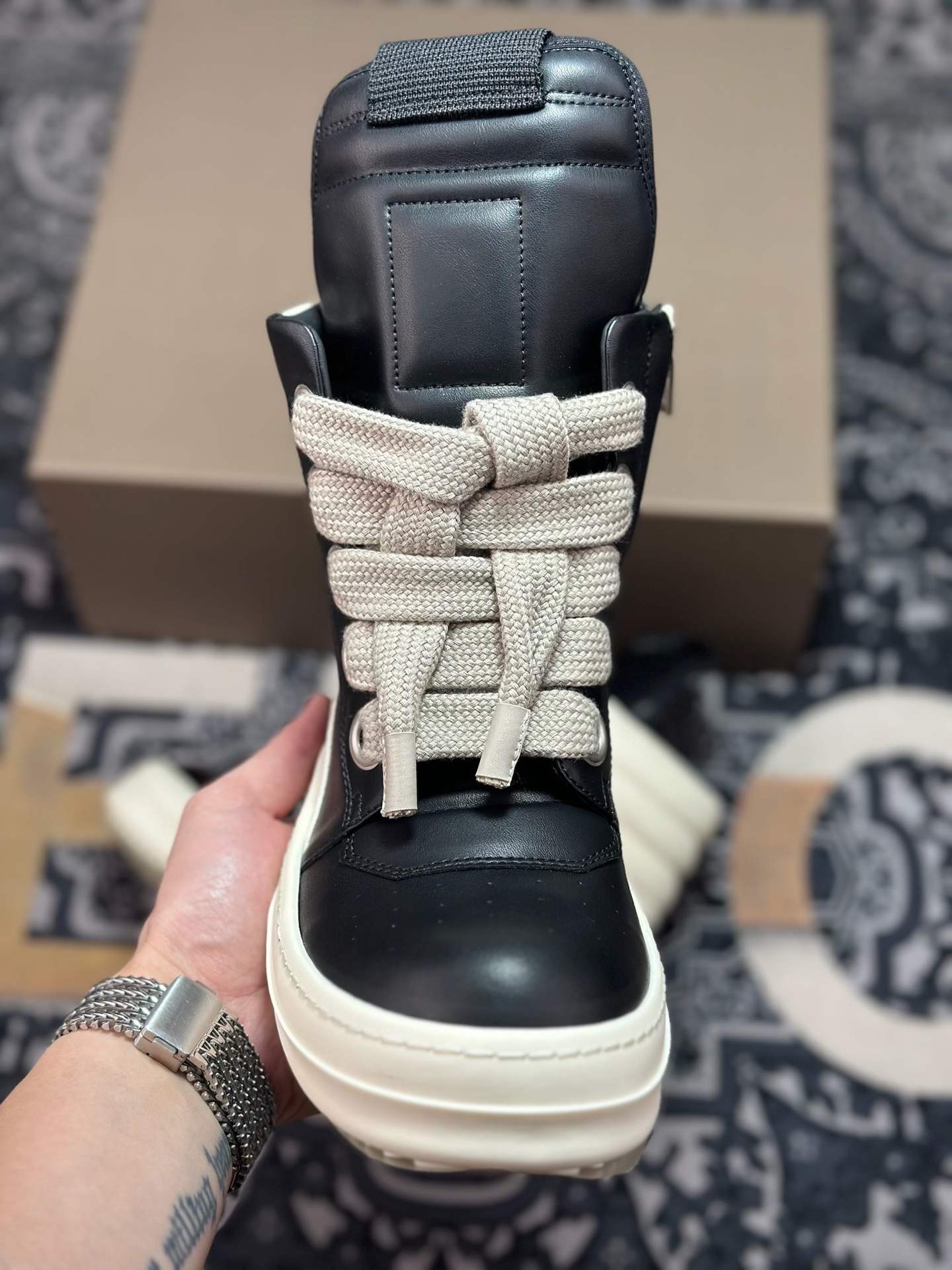 优选 原装级别 Rick Owens 瑞克 欧文斯 高帮休闲鞋