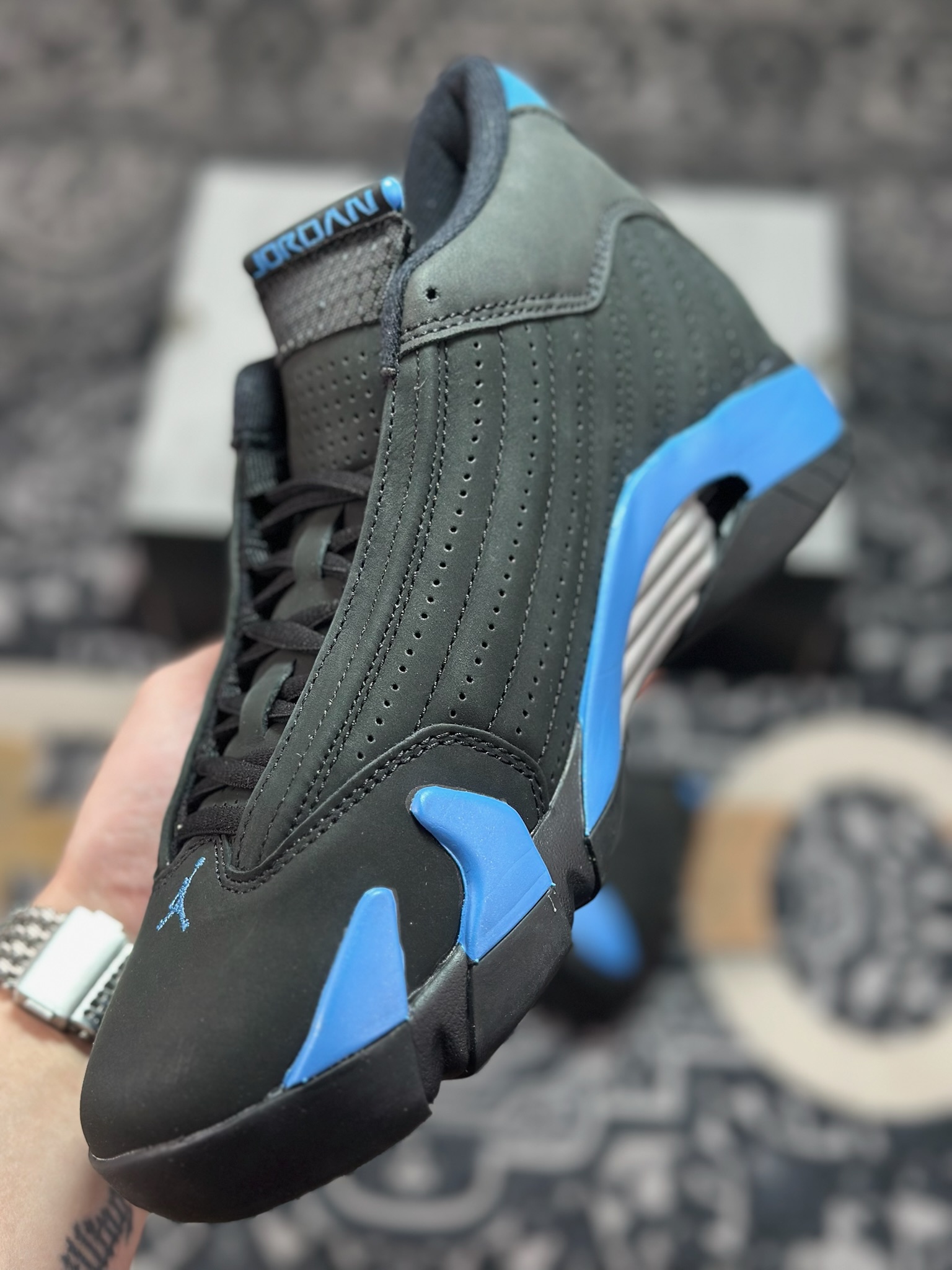 优选 原装级别 Air Jordan 14 “University Blue”大学蓝 487471-002